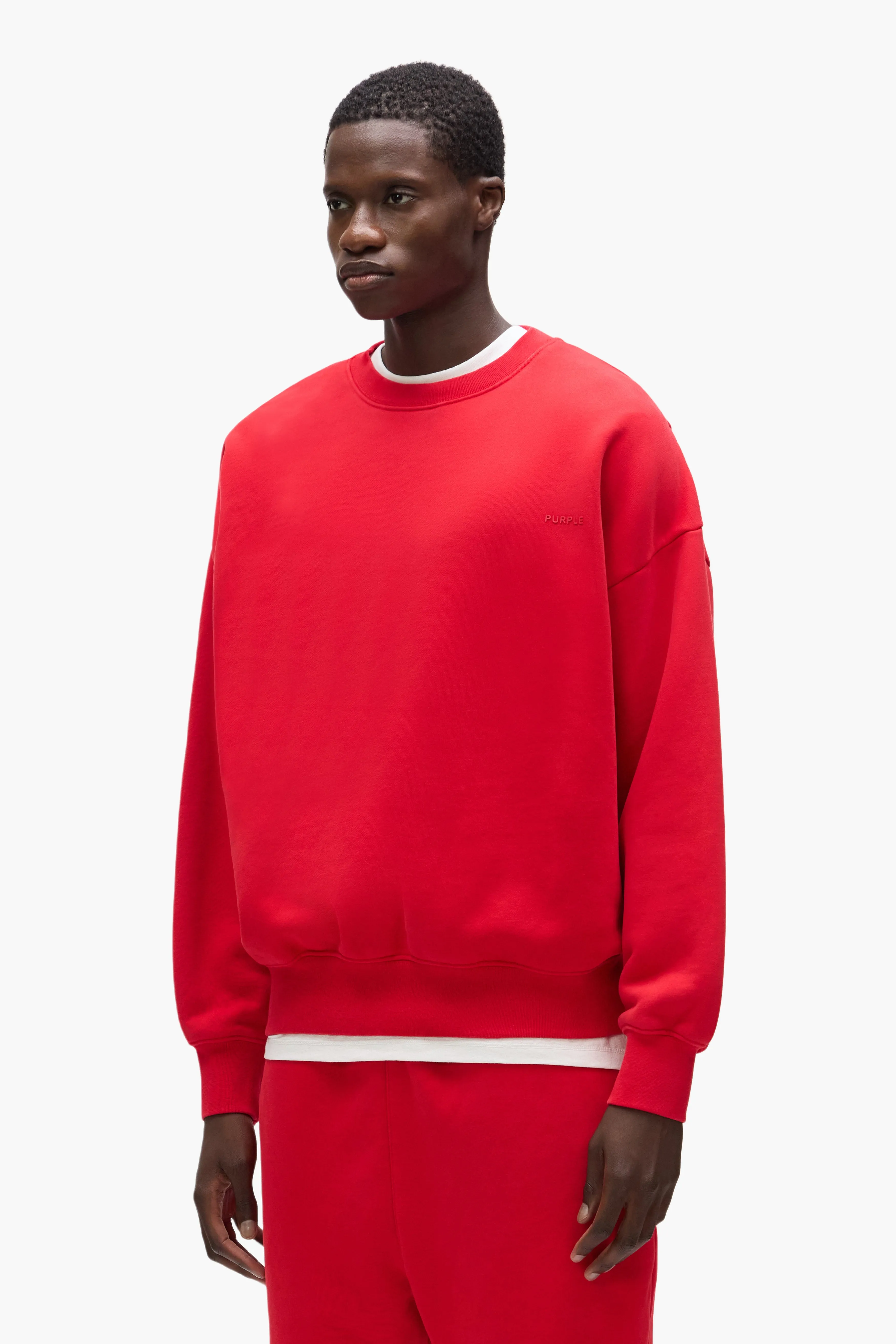 Basic Crewneck Sweater sold by PURPLE BRAND product image thumbnail 2