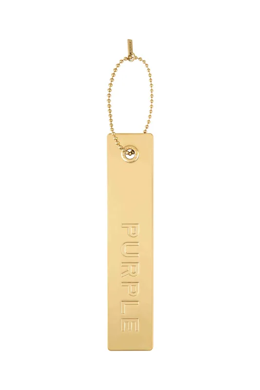 Metal Hang Tag - Gold made by PURPLE BRAND