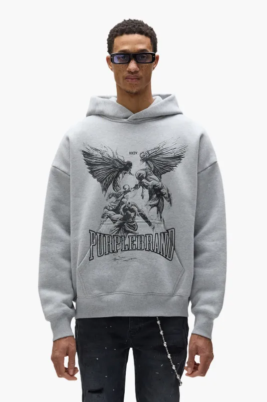 Fight Hoodie made by PURPLE BRAND