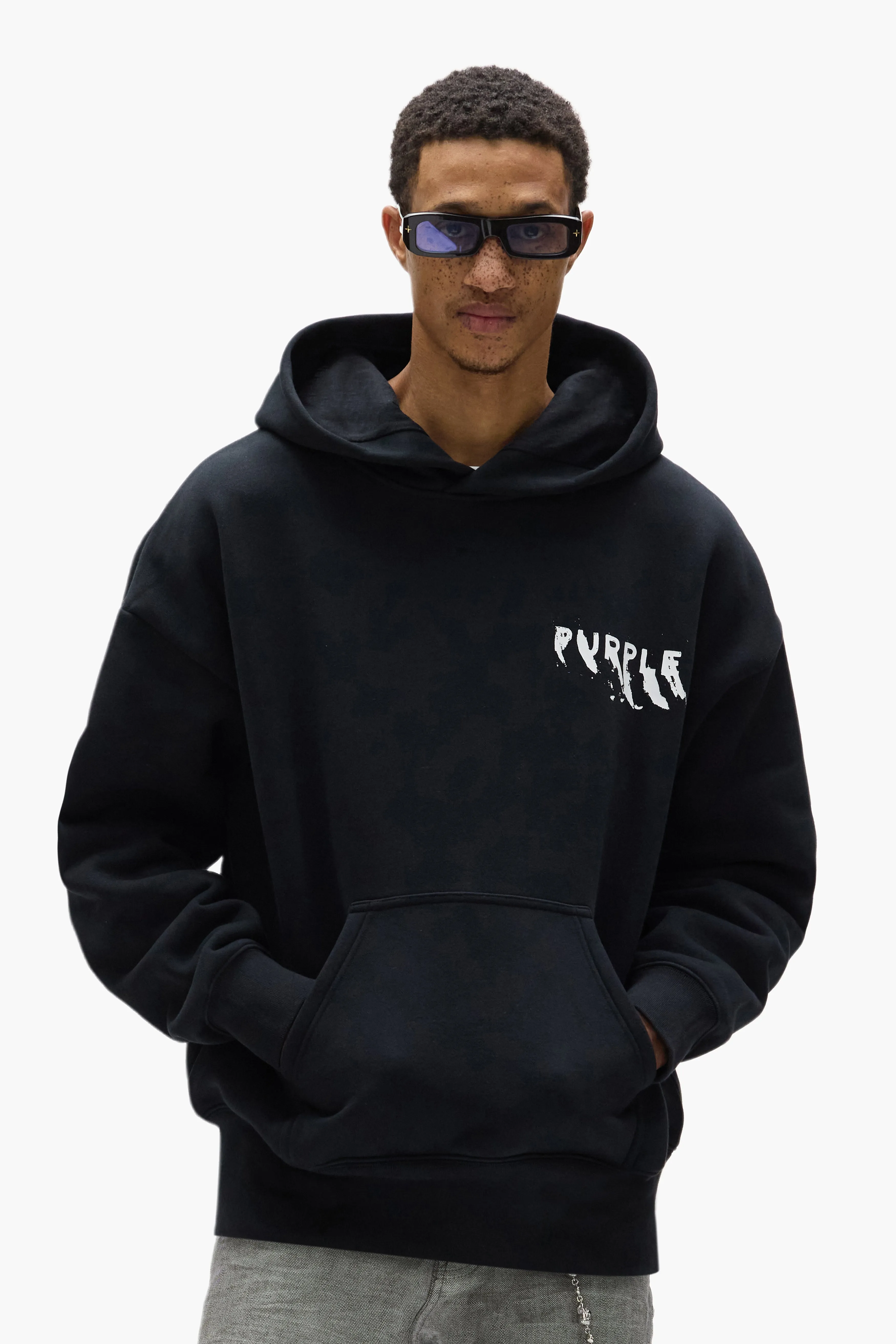 Painted Wordmark Hoodie sold by PURPLE BRAND product image thumbnail 4
