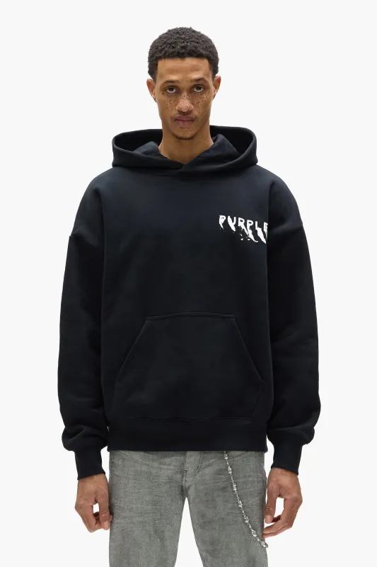 Painted Wordmark Hoodie made by PURPLE BRAND