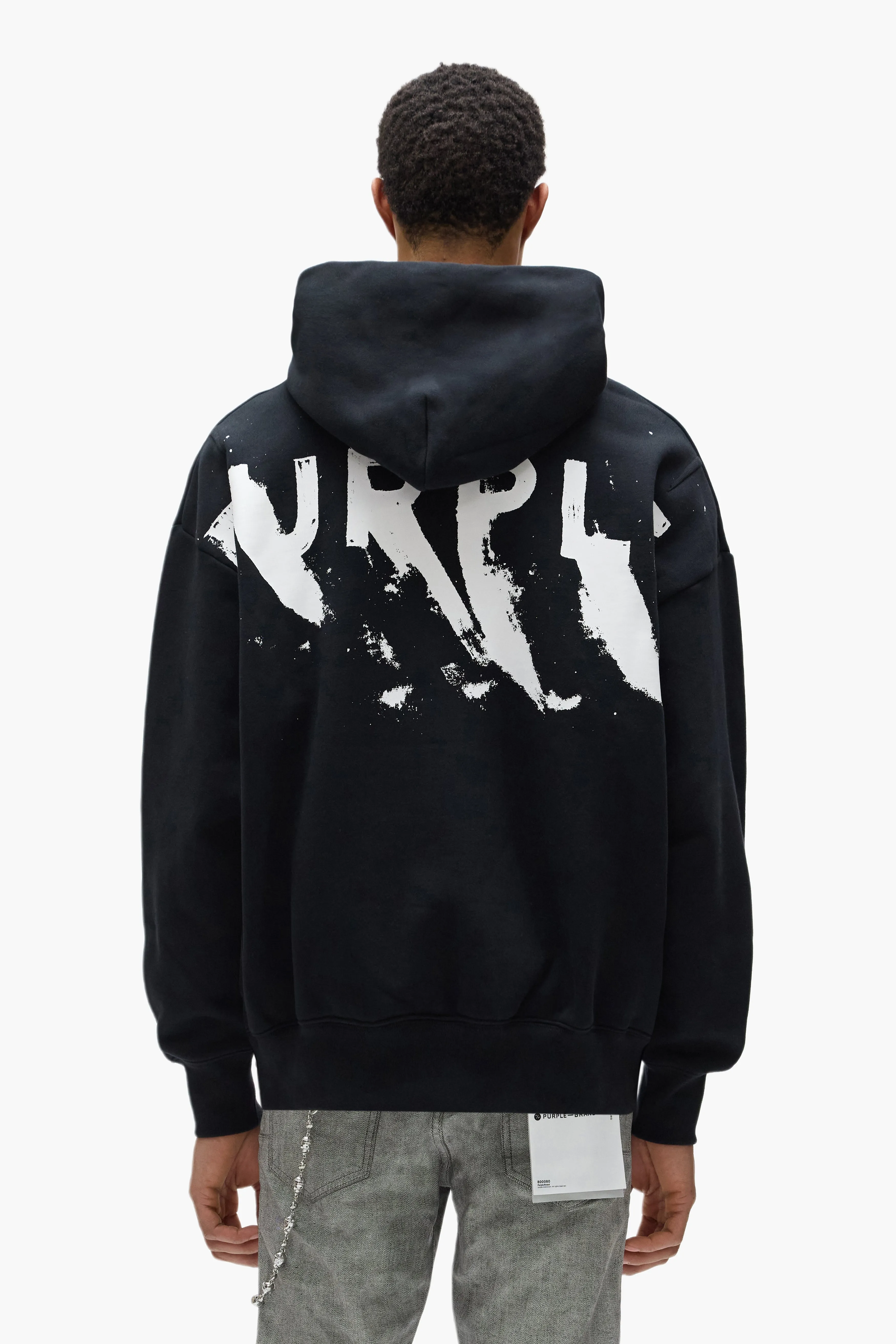 Painted Wordmark Hoodie sold by PURPLE BRAND product image thumbnail 3