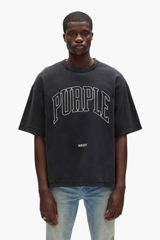 Arched Outline Tee made by PURPLE BRAND