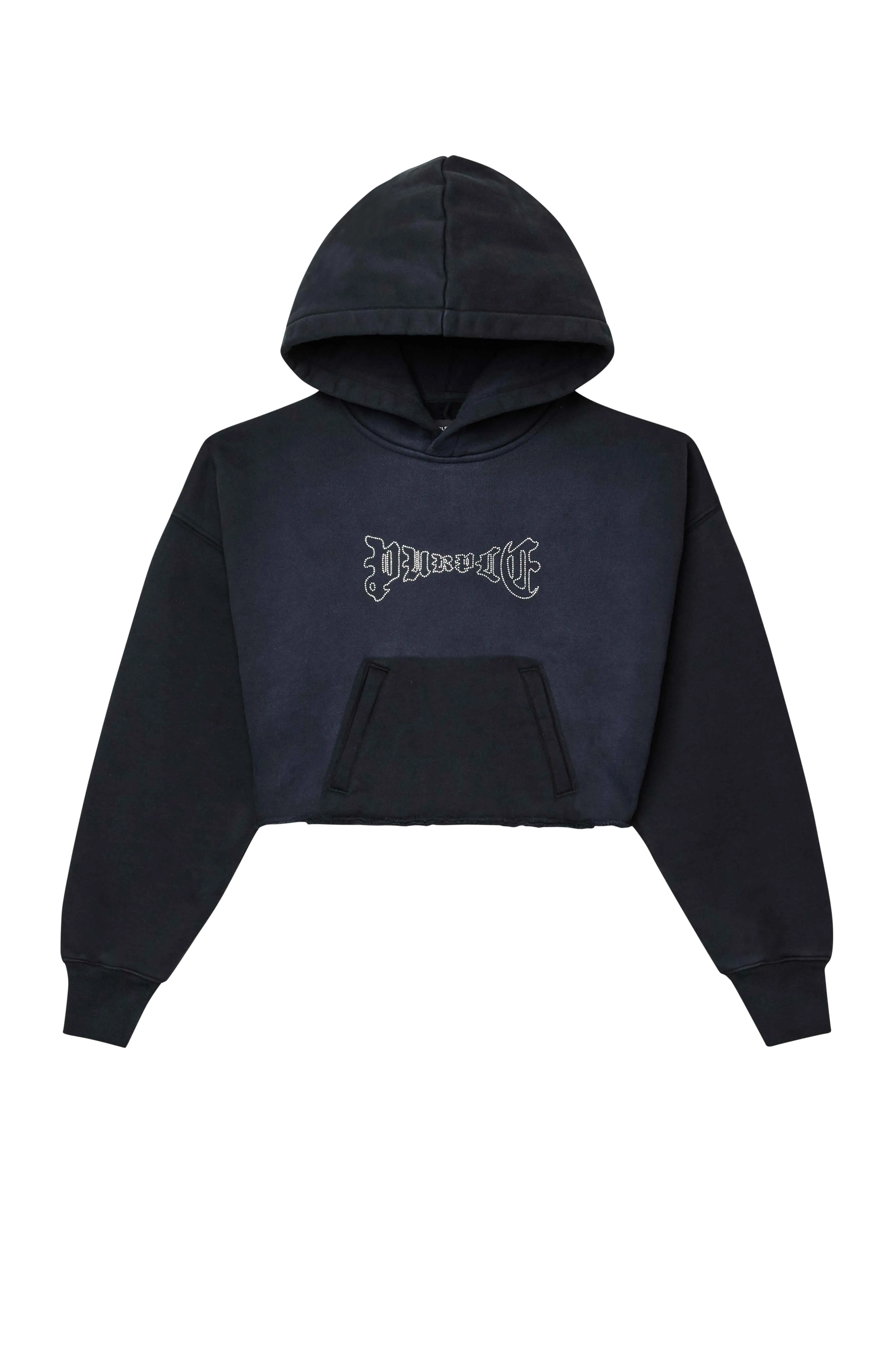 Crystal Cropped Hoodie sold by PURPLE BRAND product image thumbnail 5