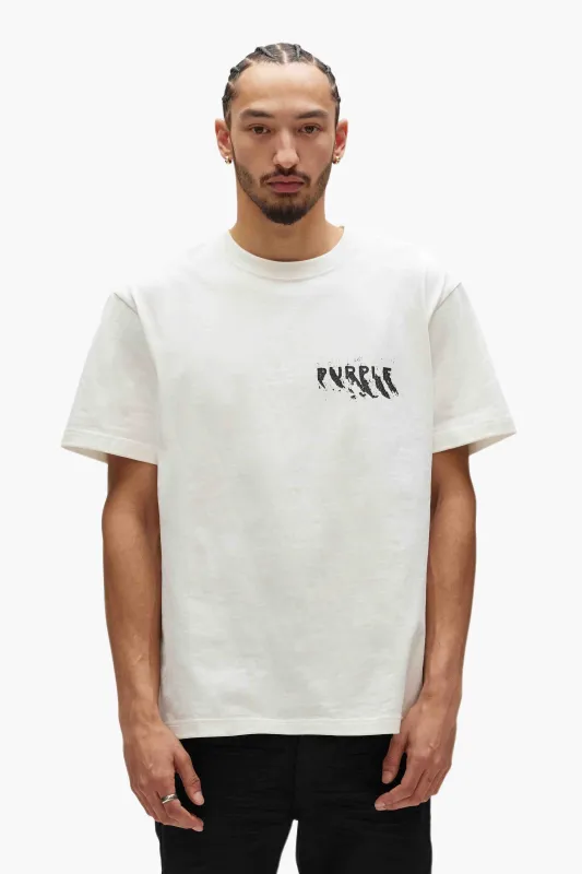 Painted Wordmark Tee made by PURPLE BRAND