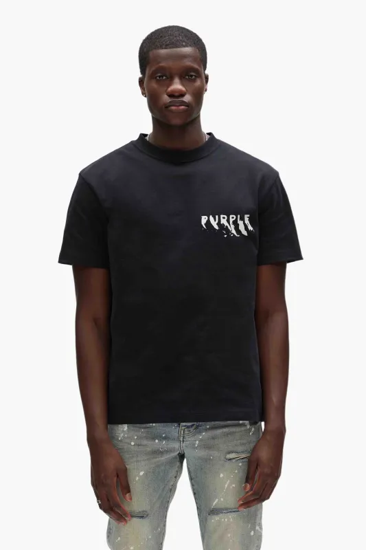Painted Wordmark Tee made by PURPLE BRAND
