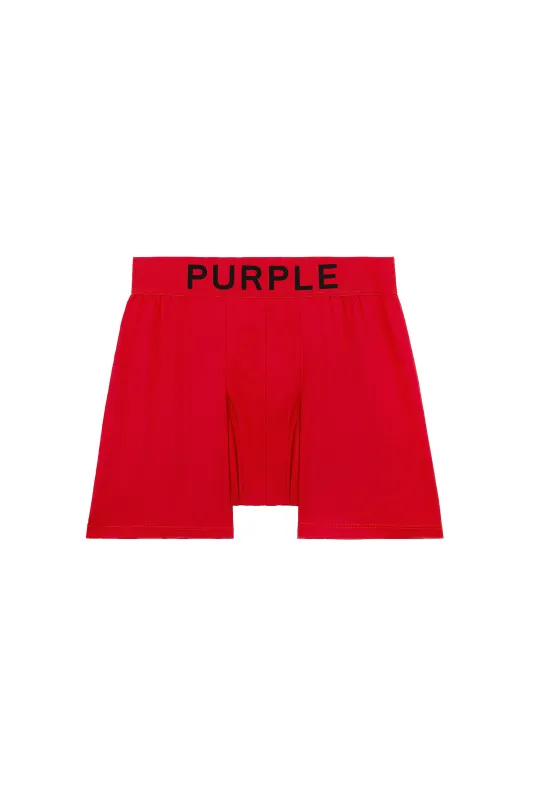 Purple Brand Boxer Brief Single - Red made by PURPLE BRAND