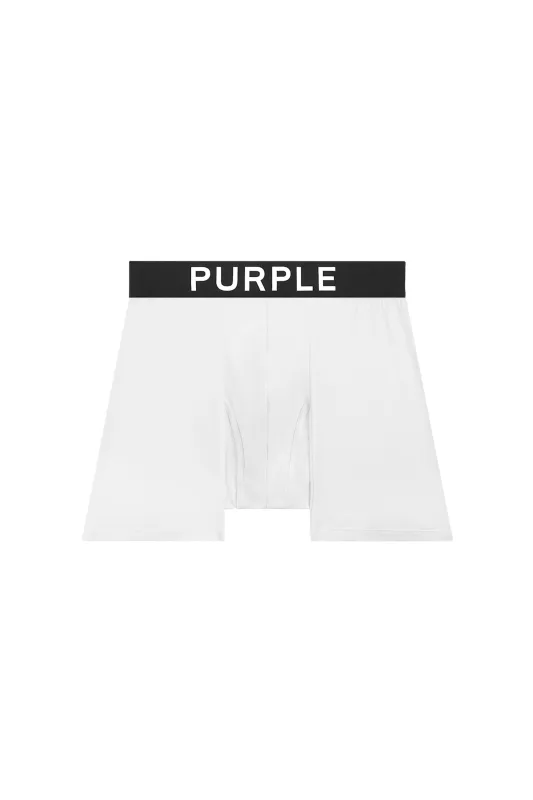 Purple Brand Boxer Brief Single - White made by PURPLE BRAND