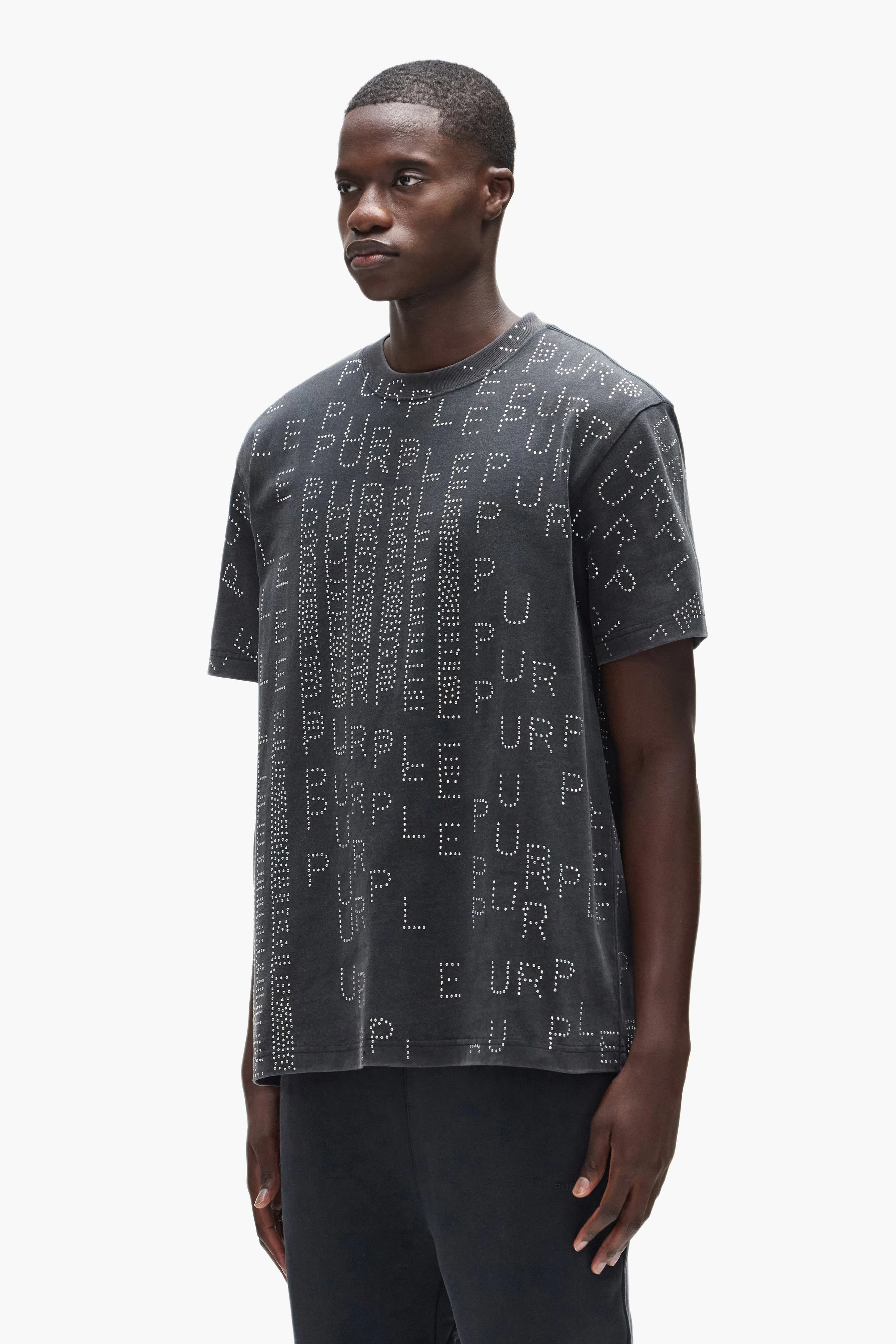 Crystal Sequin Tee sold by PURPLE BRAND product image thumbnail 2