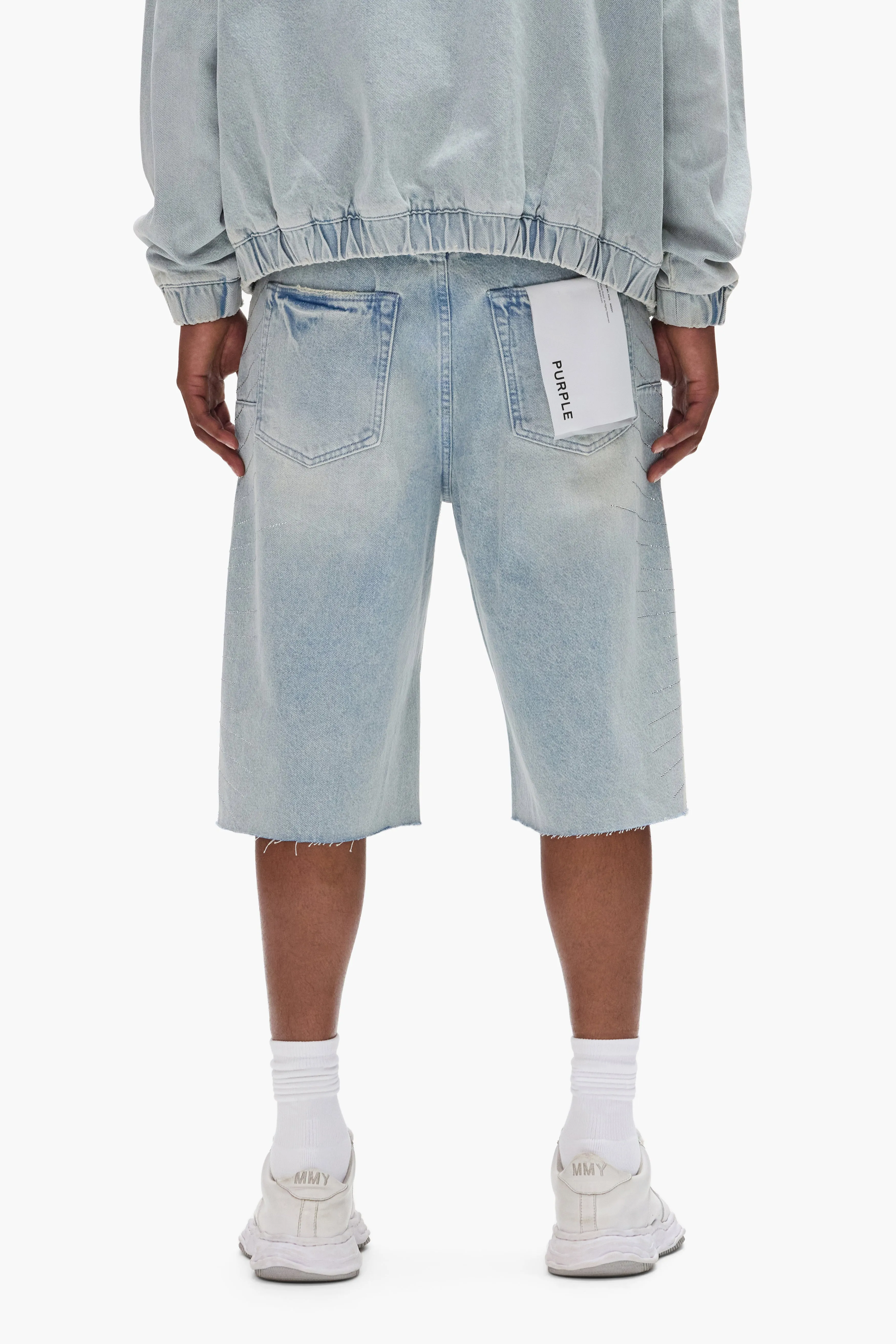 P070 Radial Hotfix Shorts sold by PURPLE BRAND product image thumbnail 3
