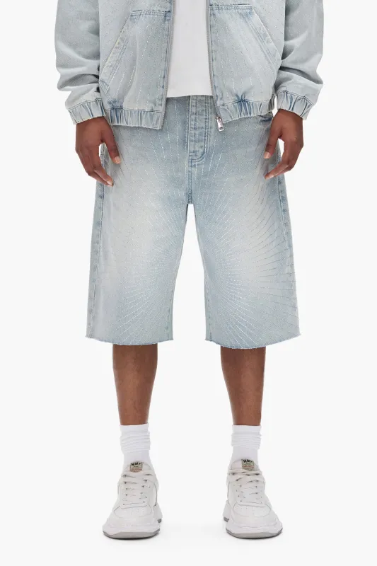P070 Radial Hotfix Shorts made by PURPLE BRAND