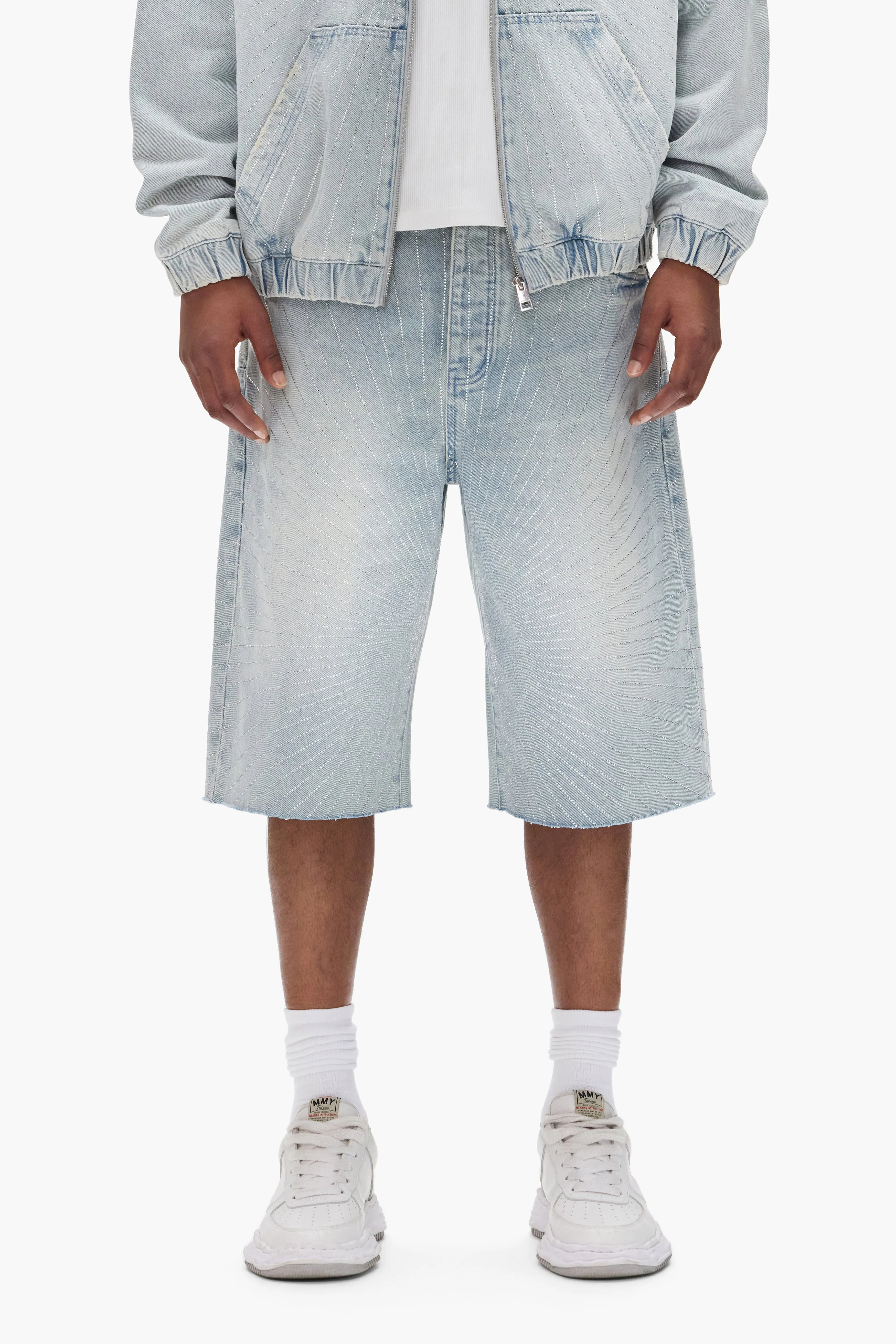 P070 Radial Hotfix Shorts sold by PURPLE BRAND