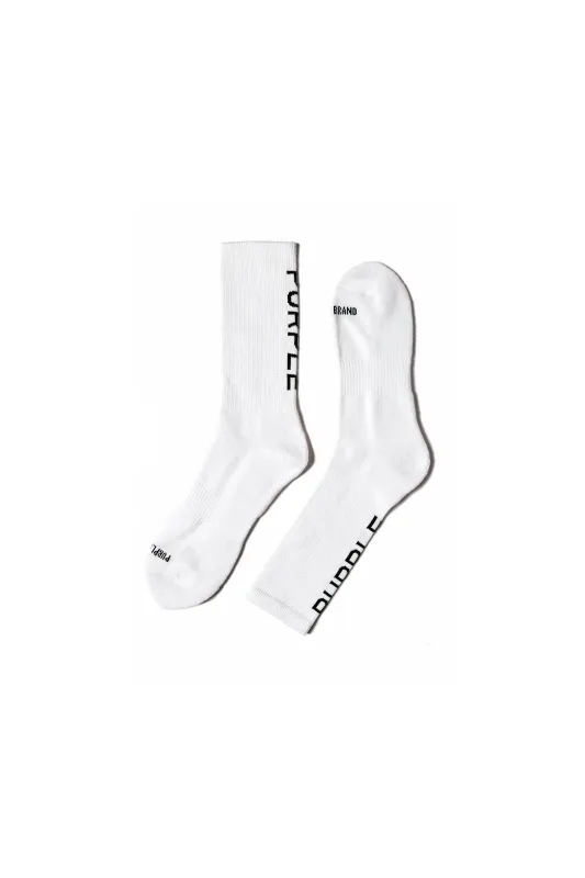 Crew Socks made by PURPLE BRAND