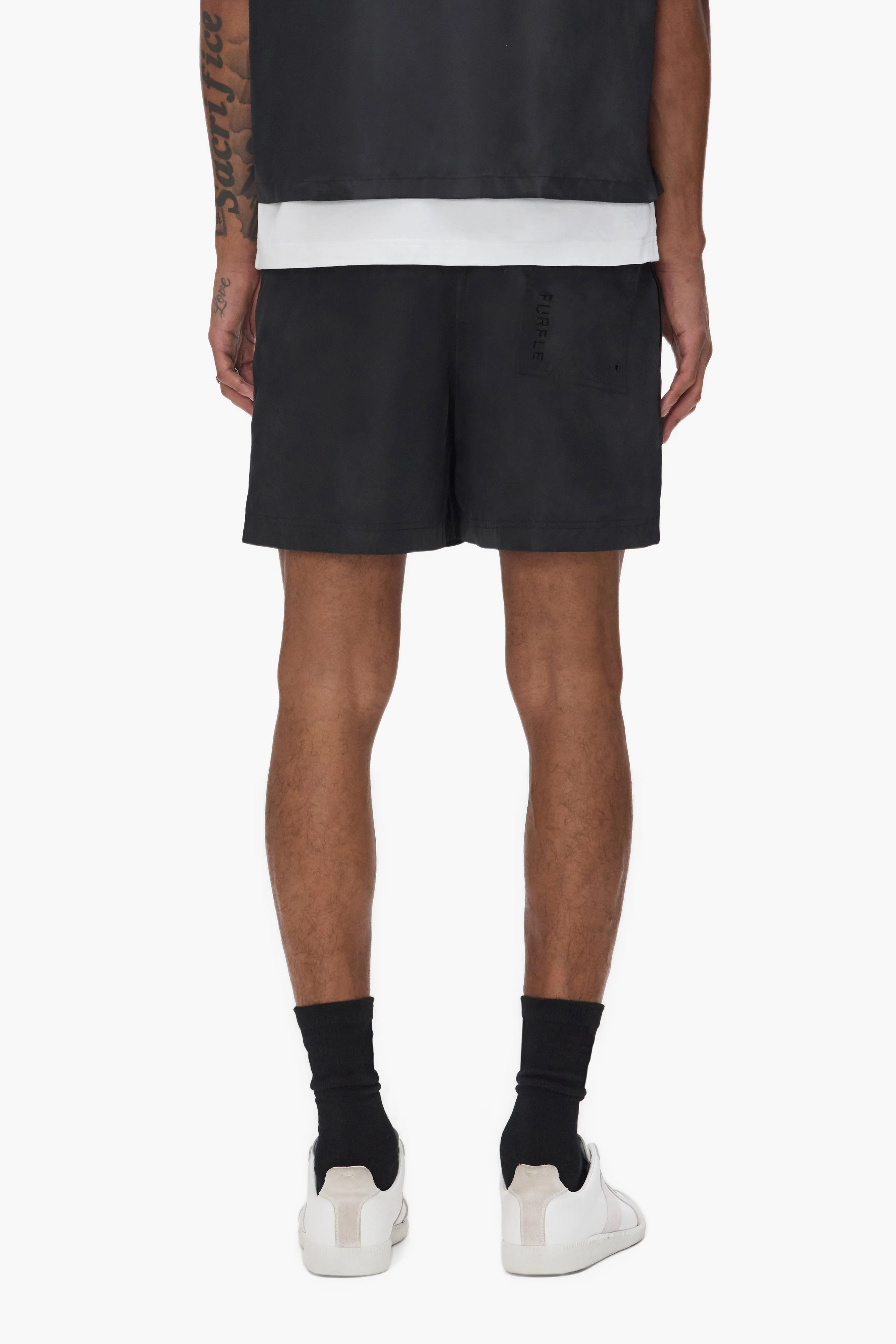 Wordmark Outline Swim Short sold by PURPLE BRAND product image thumbnail 4