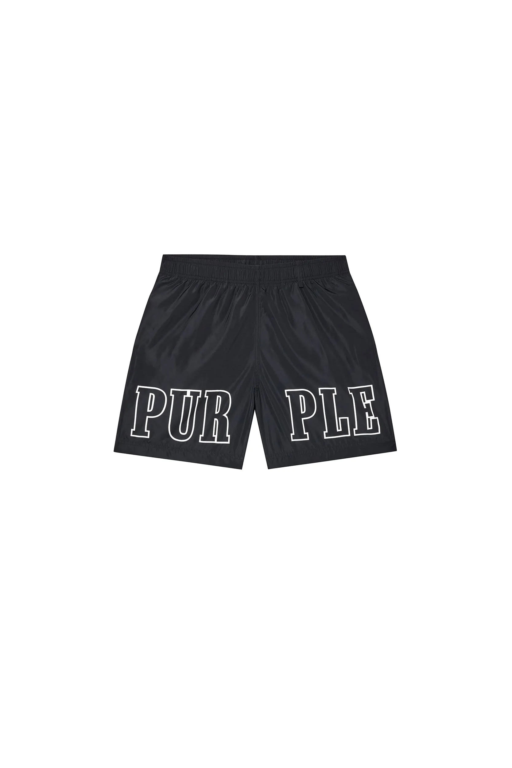 Wordmark Outline Swim Short sold by PURPLE BRAND