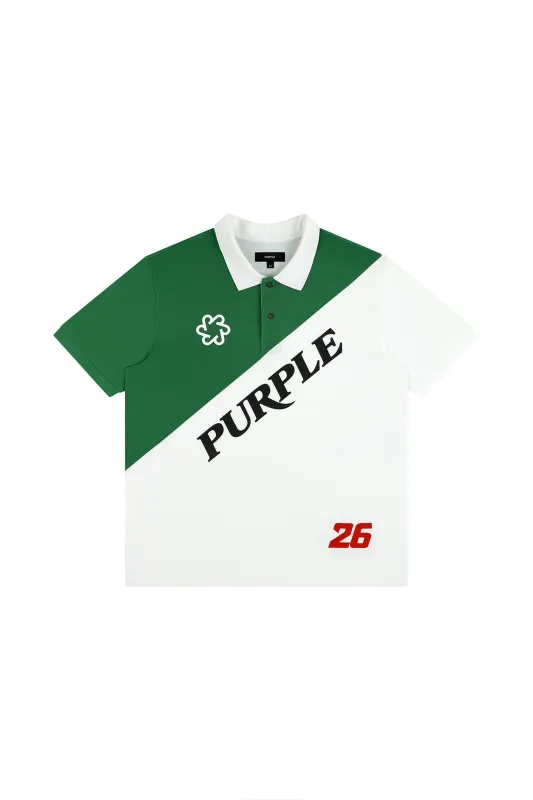 Mexico Pique Polo made by PURPLE BRAND