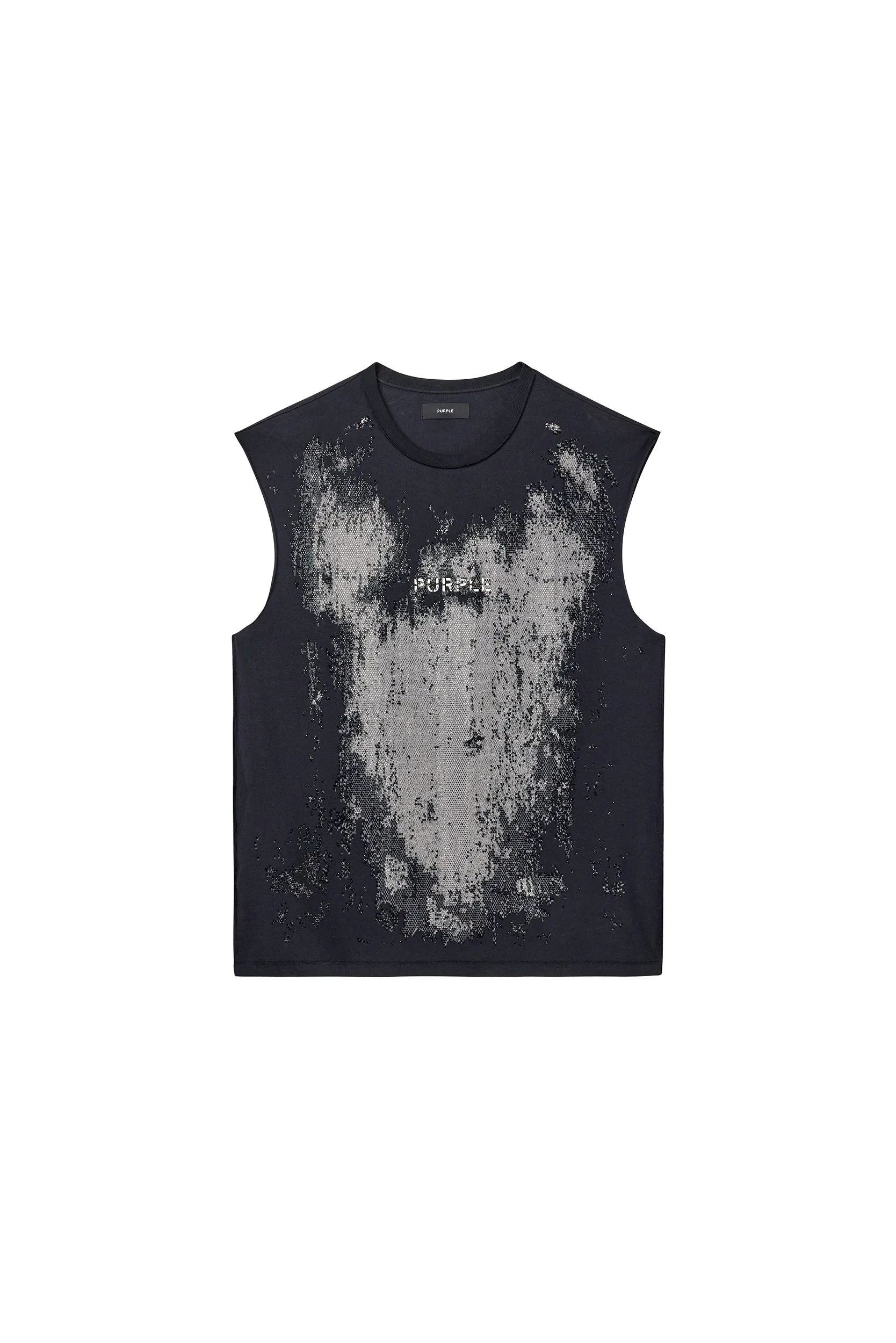Worn Crystals Tank Top sold by PURPLE BRAND
