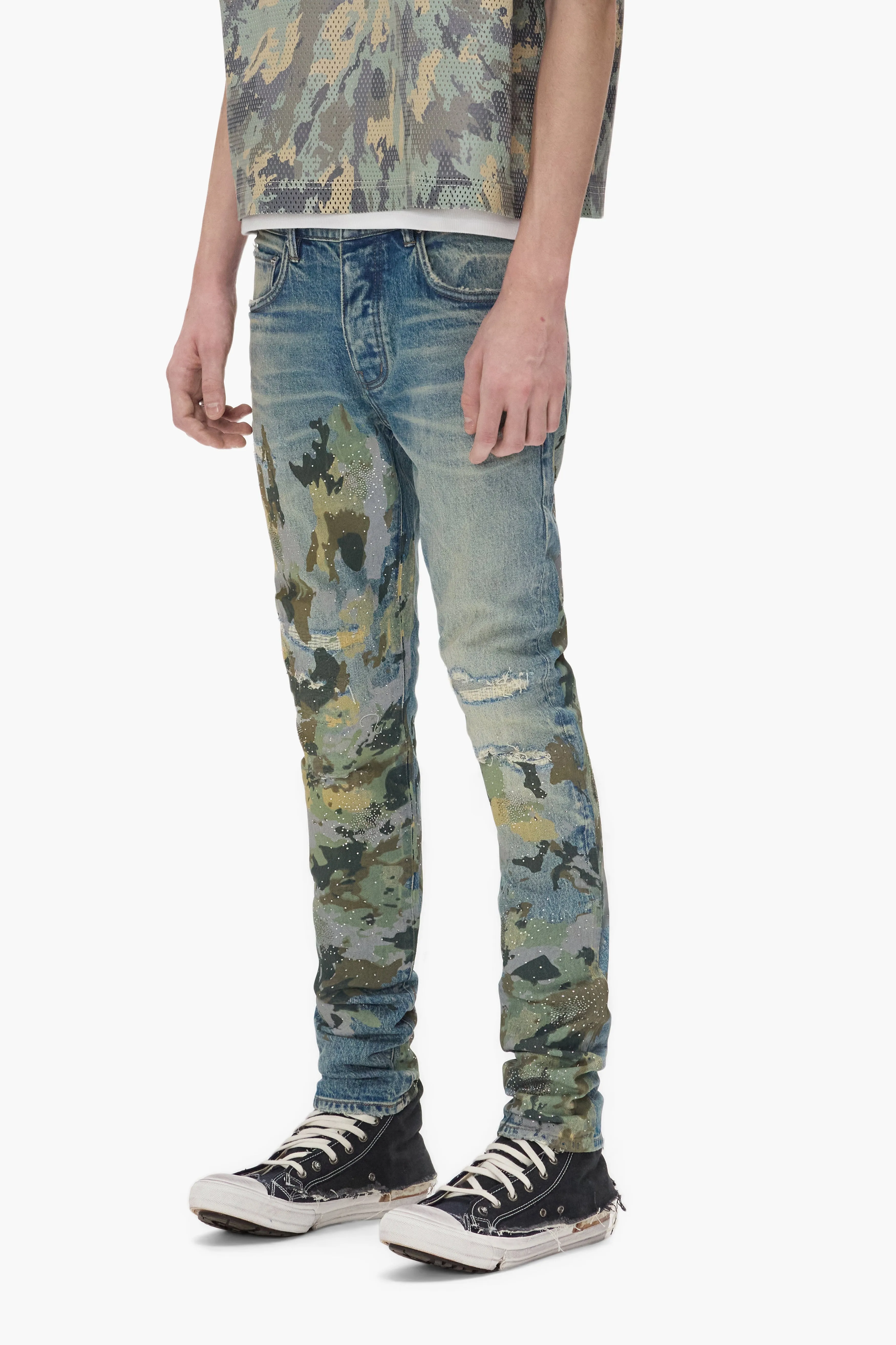 P001 Embellished Camo sold by PURPLE BRAND product image thumbnail 3