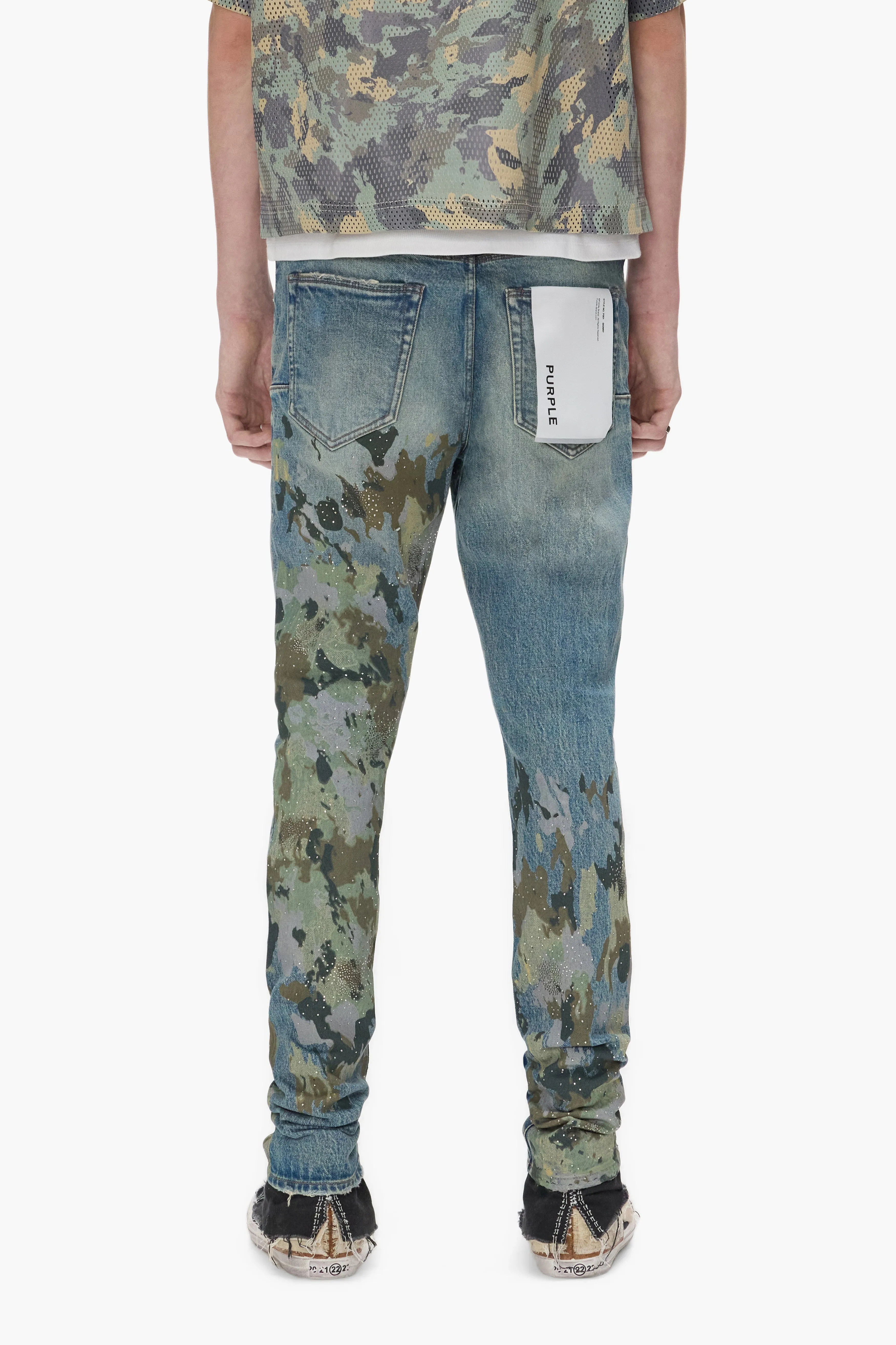P001 Embellished Camo sold by PURPLE BRAND product image thumbnail 4