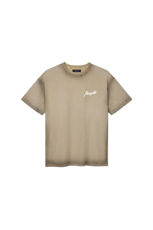 Working Script Tee made by PURPLE BRAND
