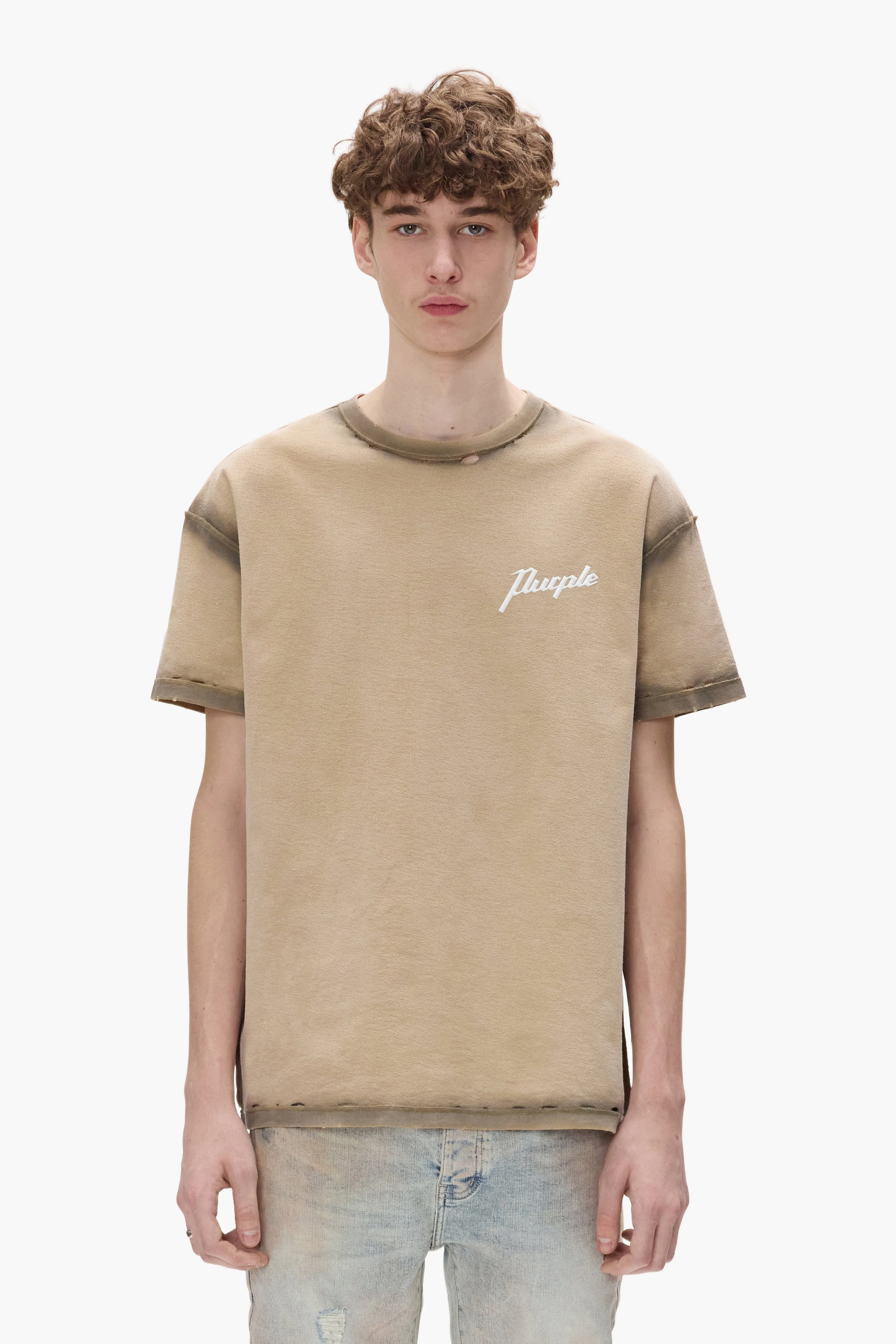Working Script Tee sold by PURPLE BRAND product image thumbnail 2