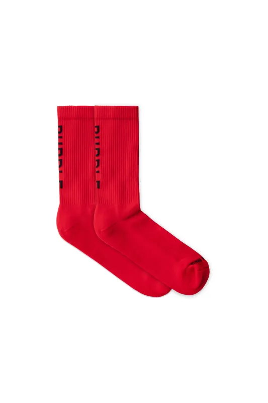 P910 SOCK - Red made by PURPLE BRAND