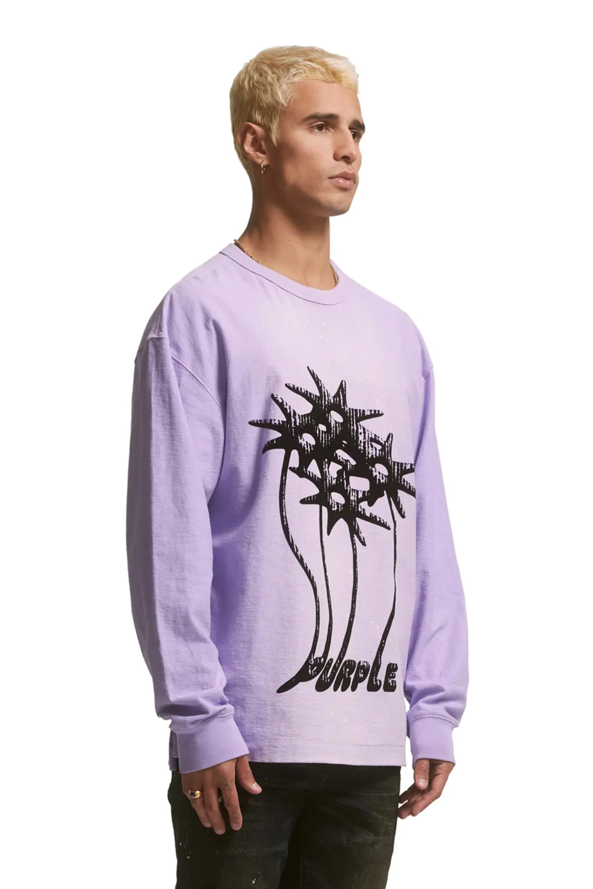 P204 Flower Palm Lavender sold by PURPLE BRAND product image thumbnail 3