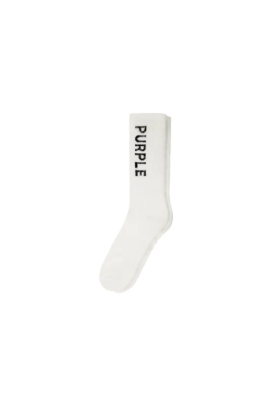 Mohair Knit Sock made by PURPLE BRAND