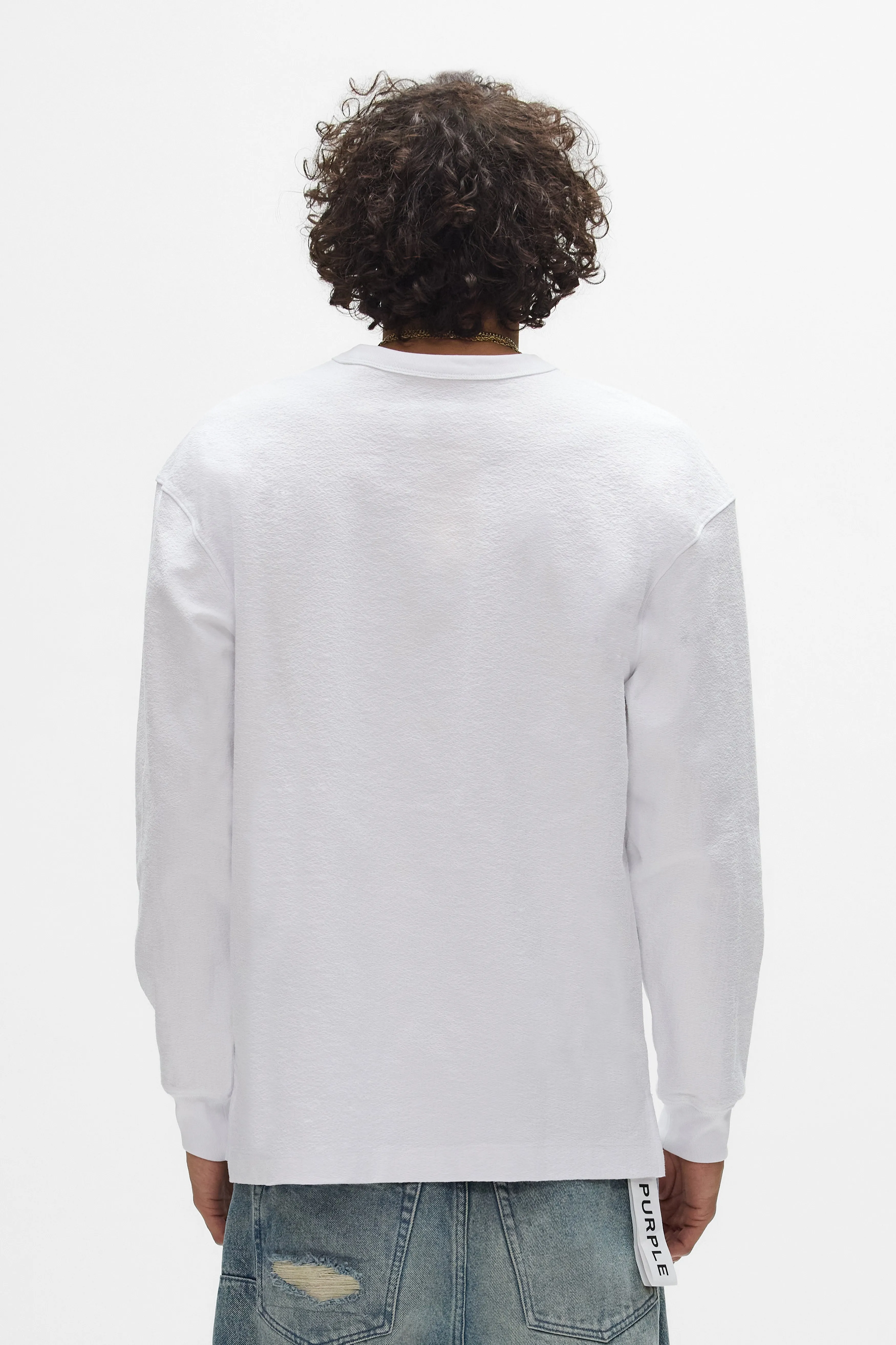 Scattered Gothic Pearls Long Sleeve sold by PURPLE BRAND product image thumbnail 2