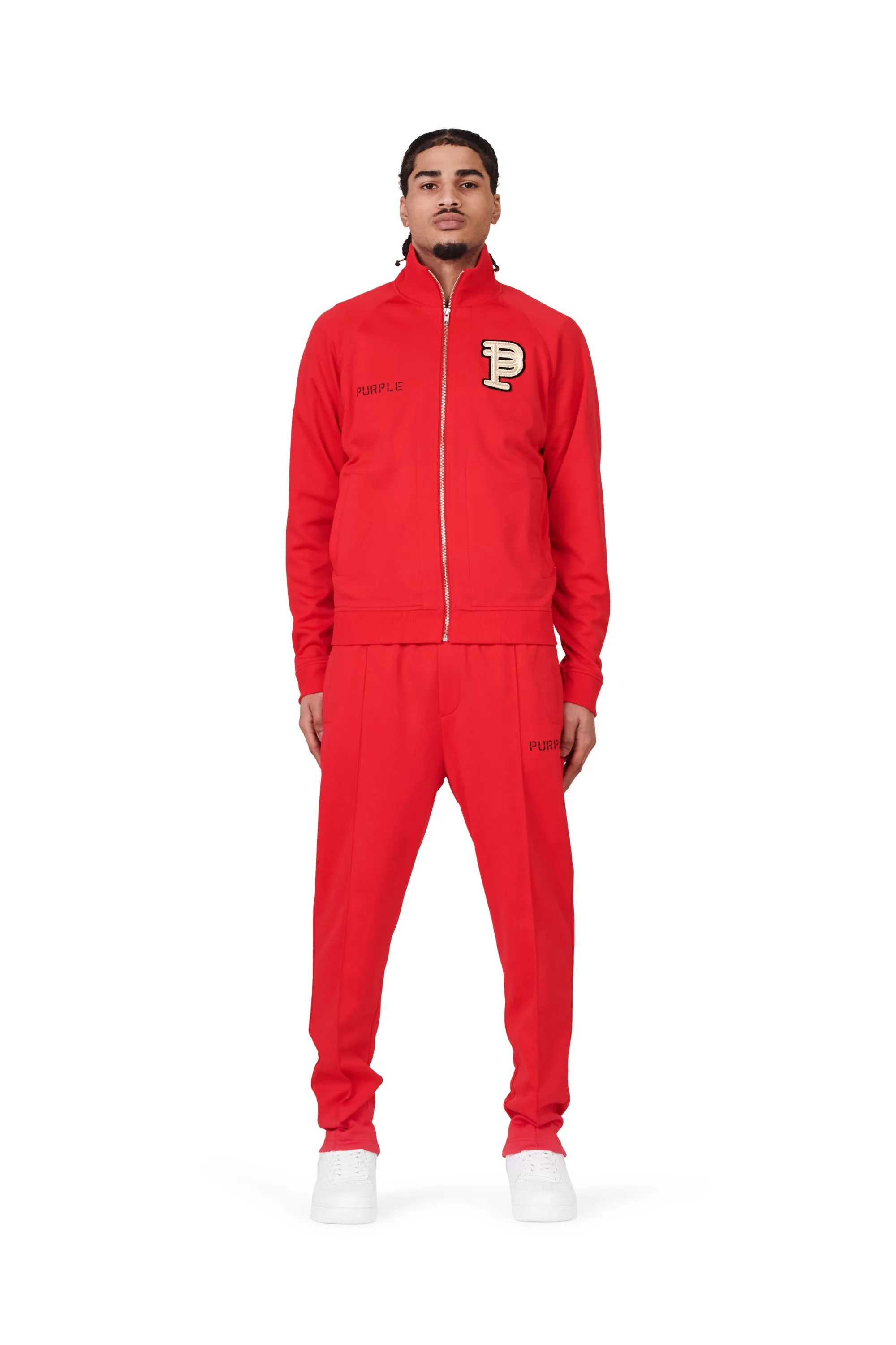P415 TRACK PANT - Red Track Pant sold by PURPLE BRAND product image thumbnail 3