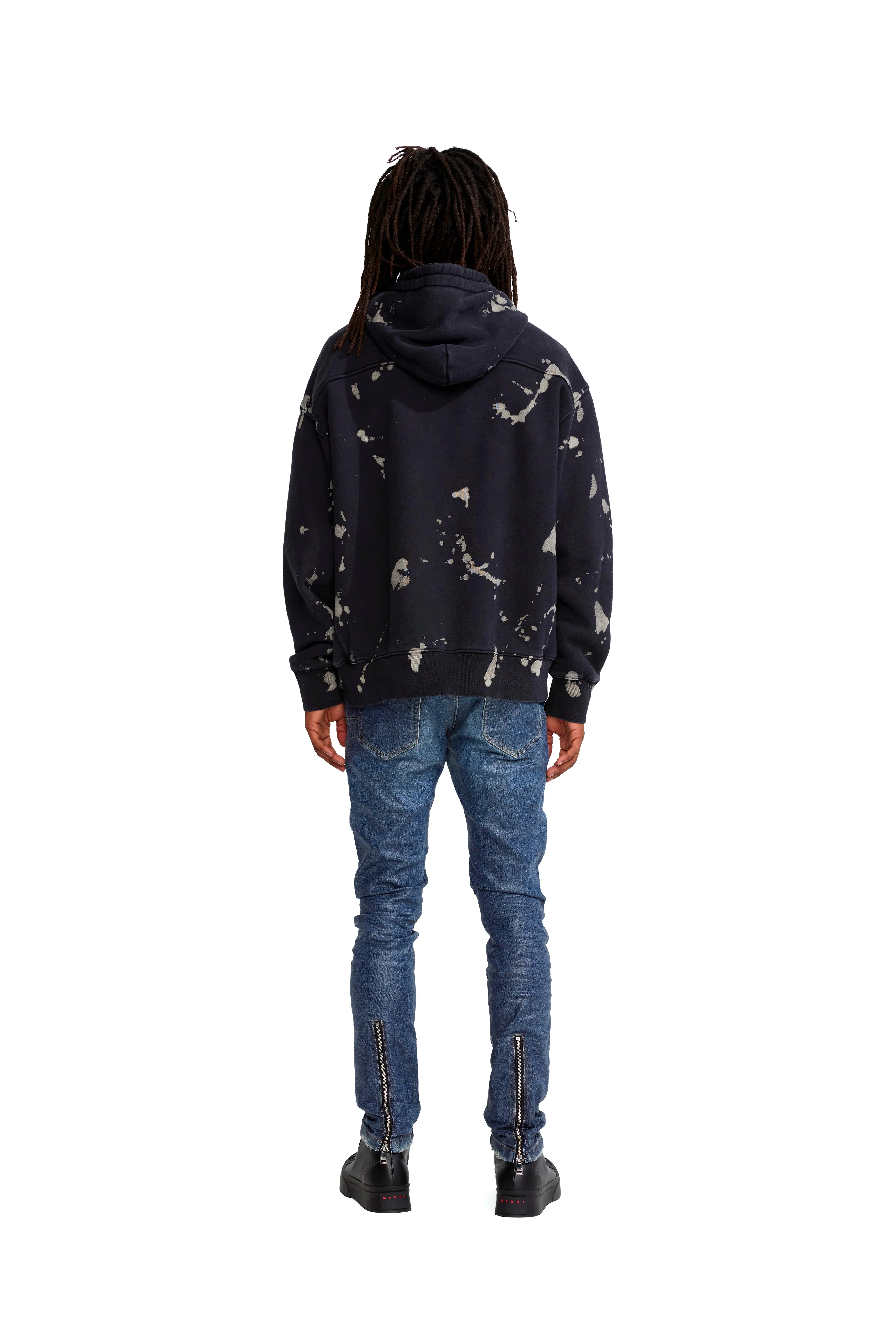 Black Beauty Bleach Hoodie sold by PURPLE BRAND product image thumbnail 3