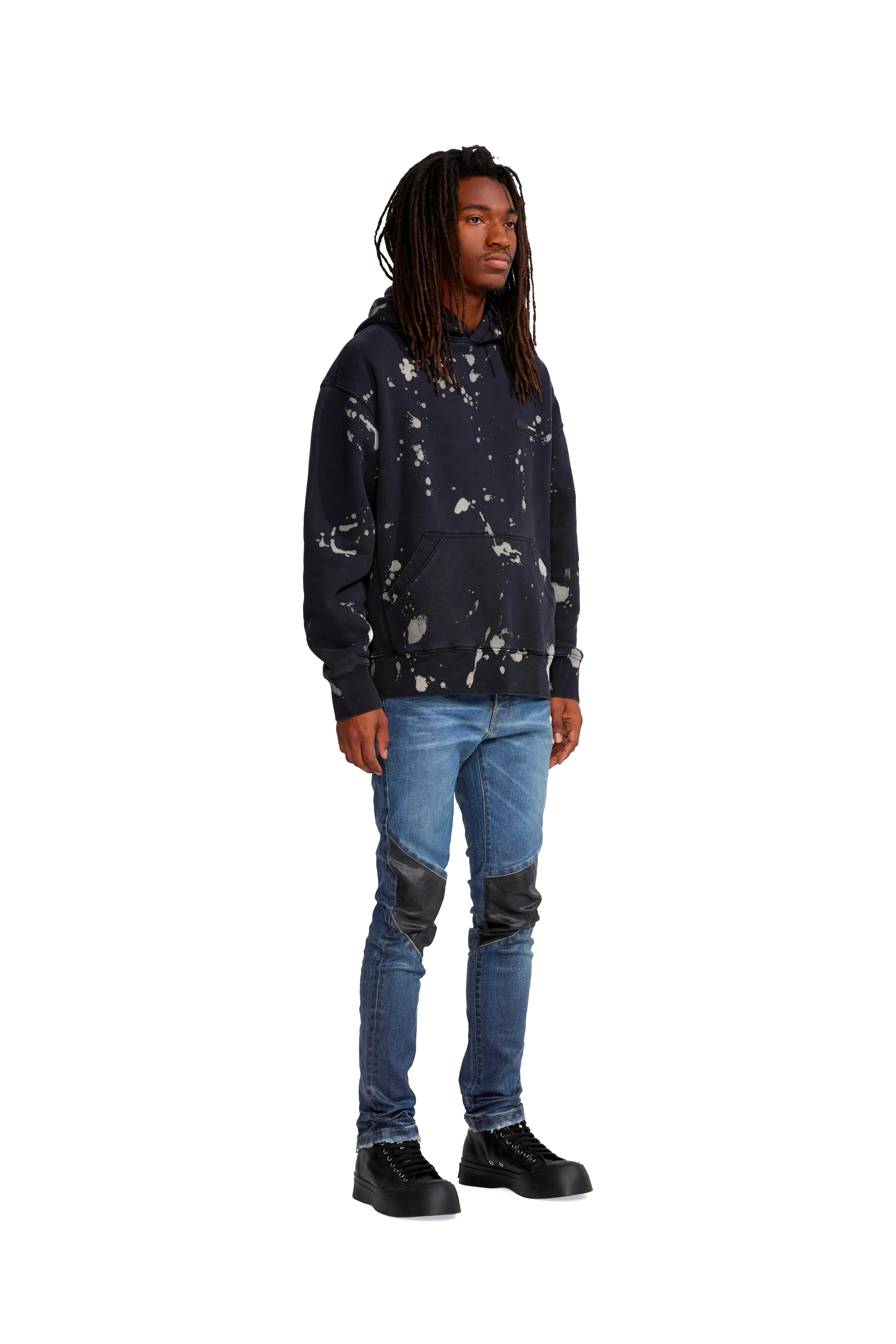 Black Beauty Bleach Hoodie sold by PURPLE BRAND product image thumbnail 4