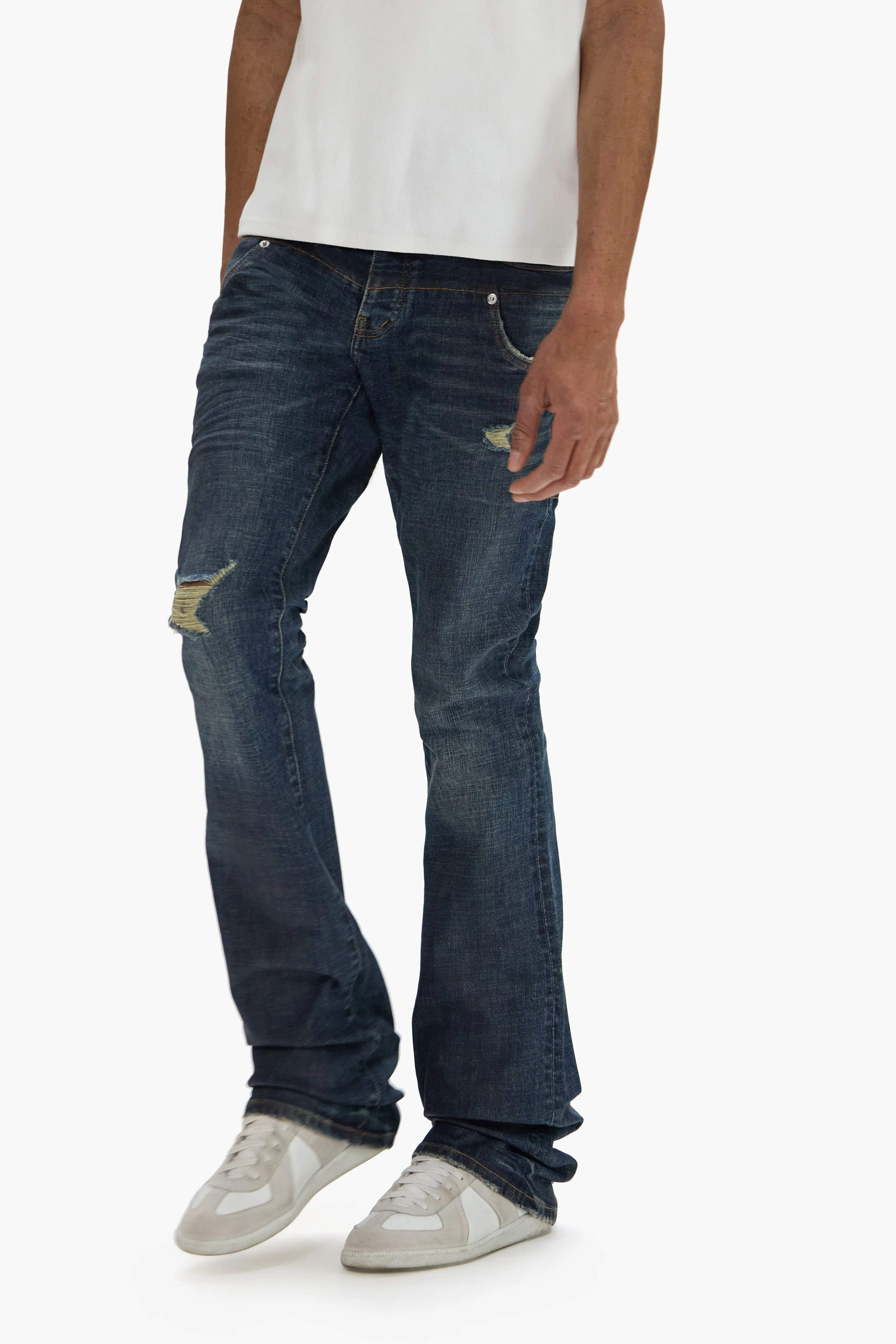 P072 Rinse Coated Double Waist sold by PURPLE BRAND product image thumbnail 4