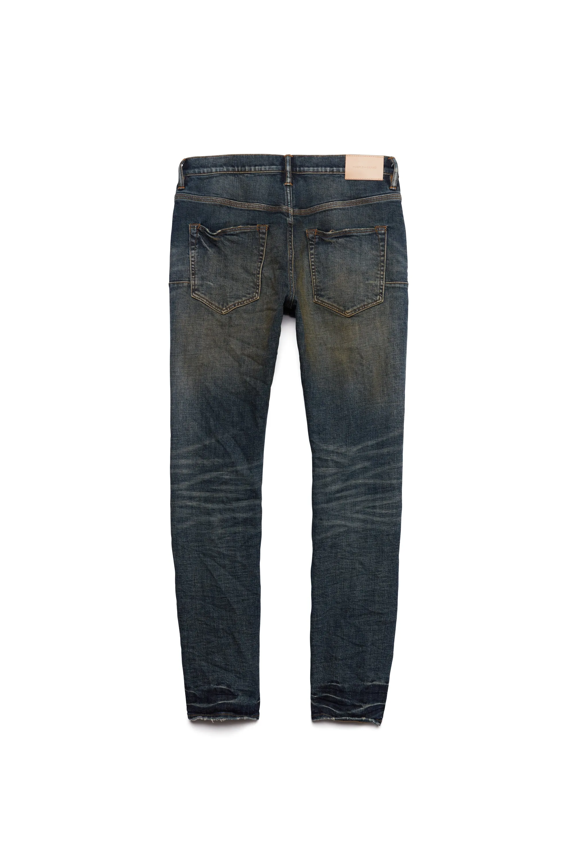 P002 MID RISE SLIM JEAN - Dirty Indigo Blowout sold by PURPLE BRAND product image thumbnail 4
