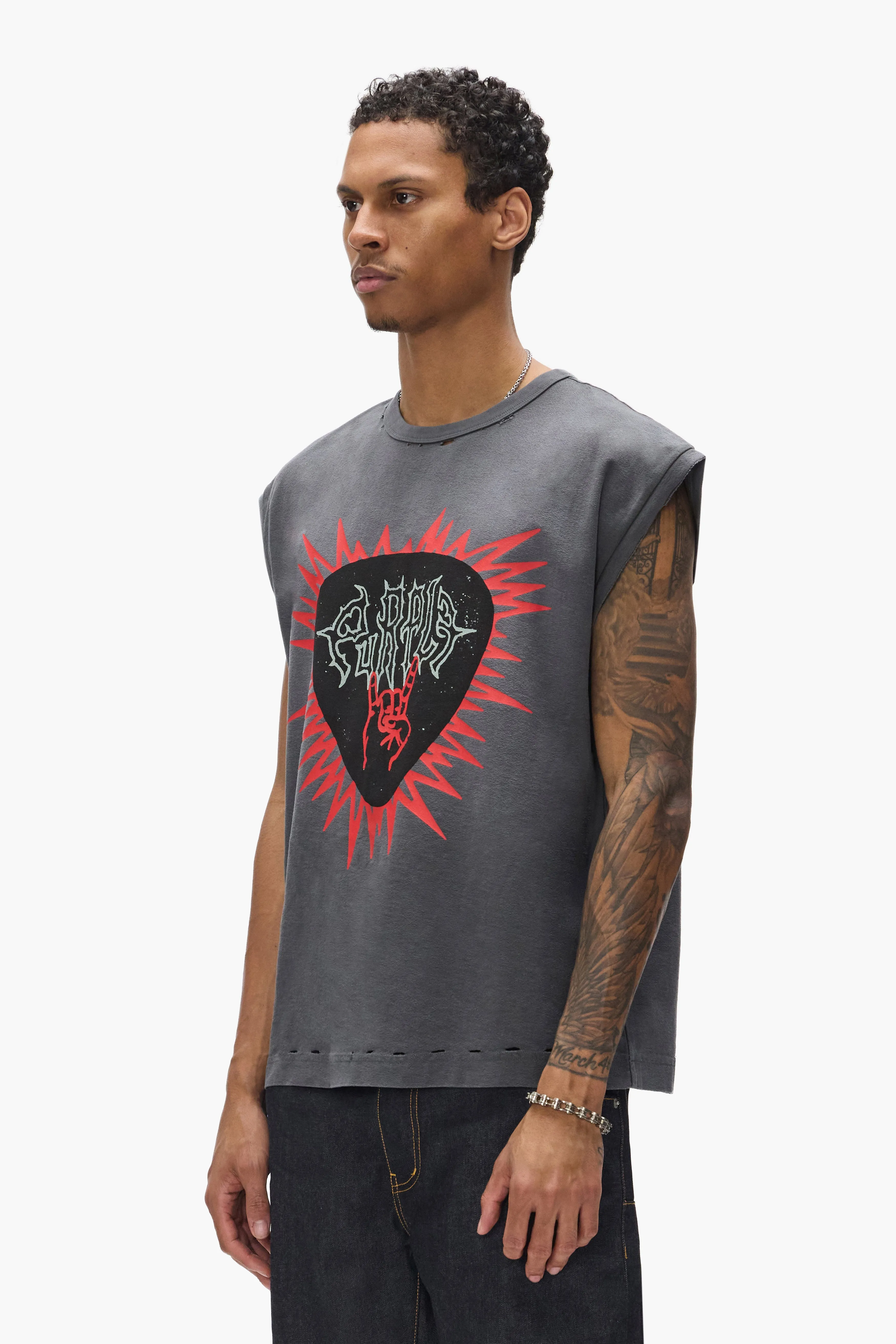 Riot Pick Tee sold by PURPLE BRAND product image thumbnail 2