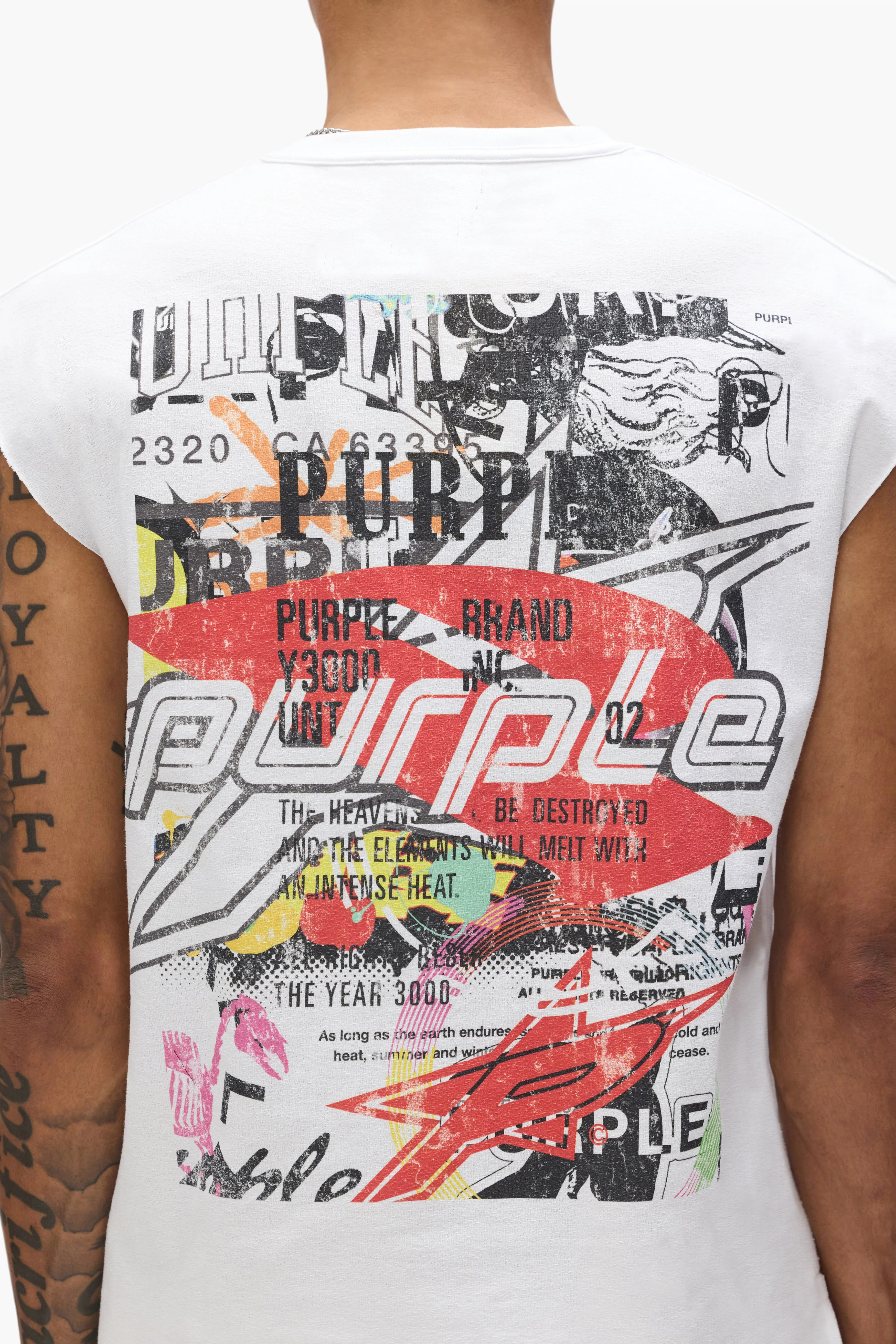 Stickers Tank Top sold by PURPLE BRAND product image thumbnail 5