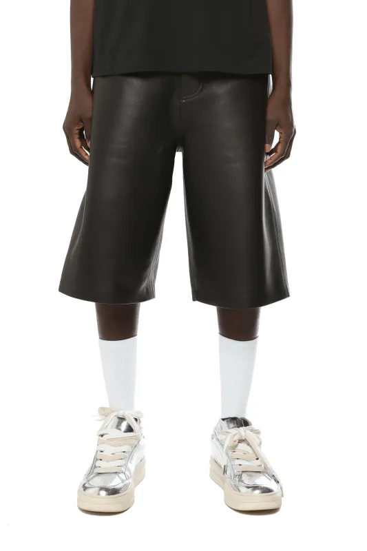 Leather Bonded Short made by PURPLE BRAND