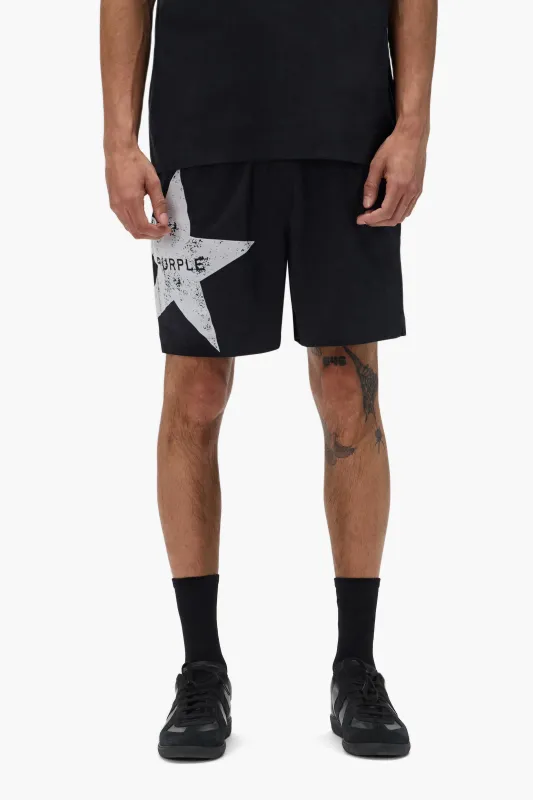 Star Wordmark All Around Short made by PURPLE BRAND