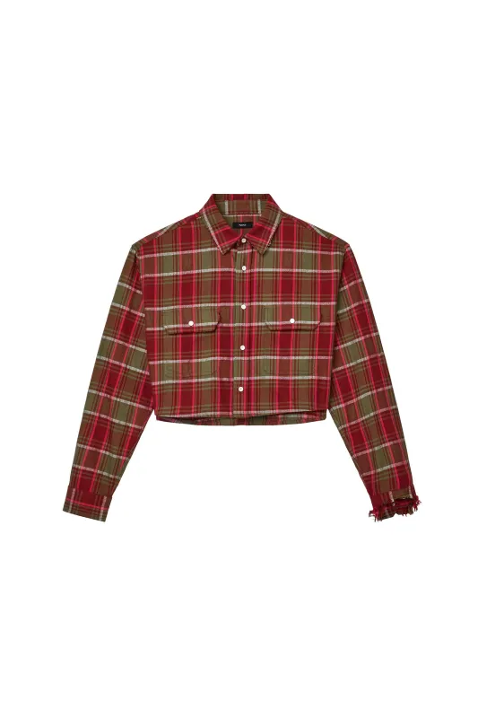 Gothic Plaid Shirt made by PURPLE BRAND