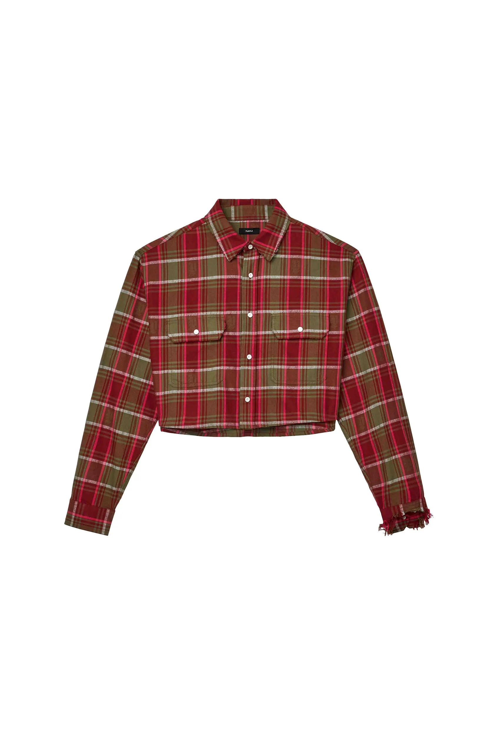 Gothic Plaid Shirt sold by PURPLE BRAND