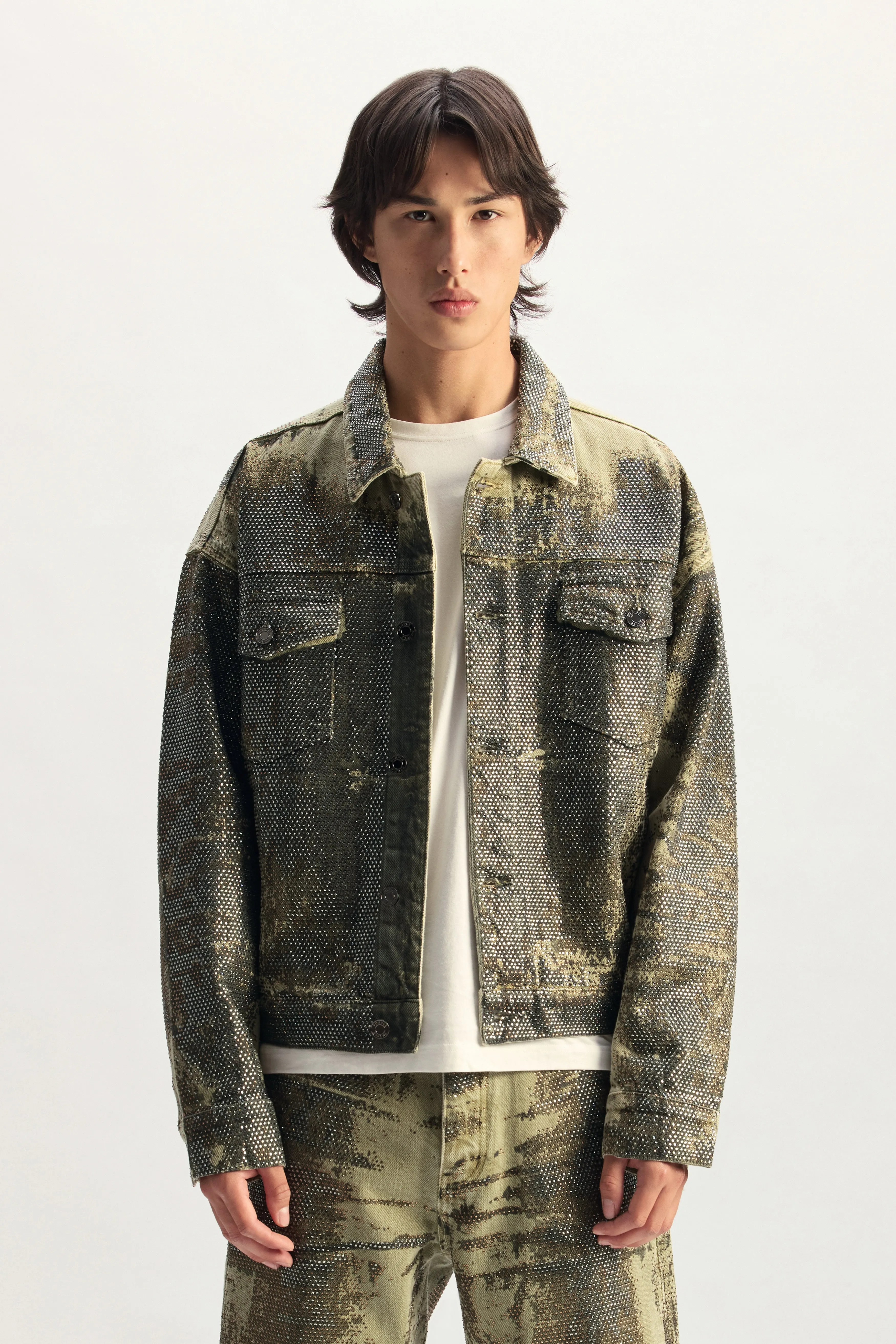 Trompe L'oeil Jacket sold by PURPLE BRAND product image thumbnail 2