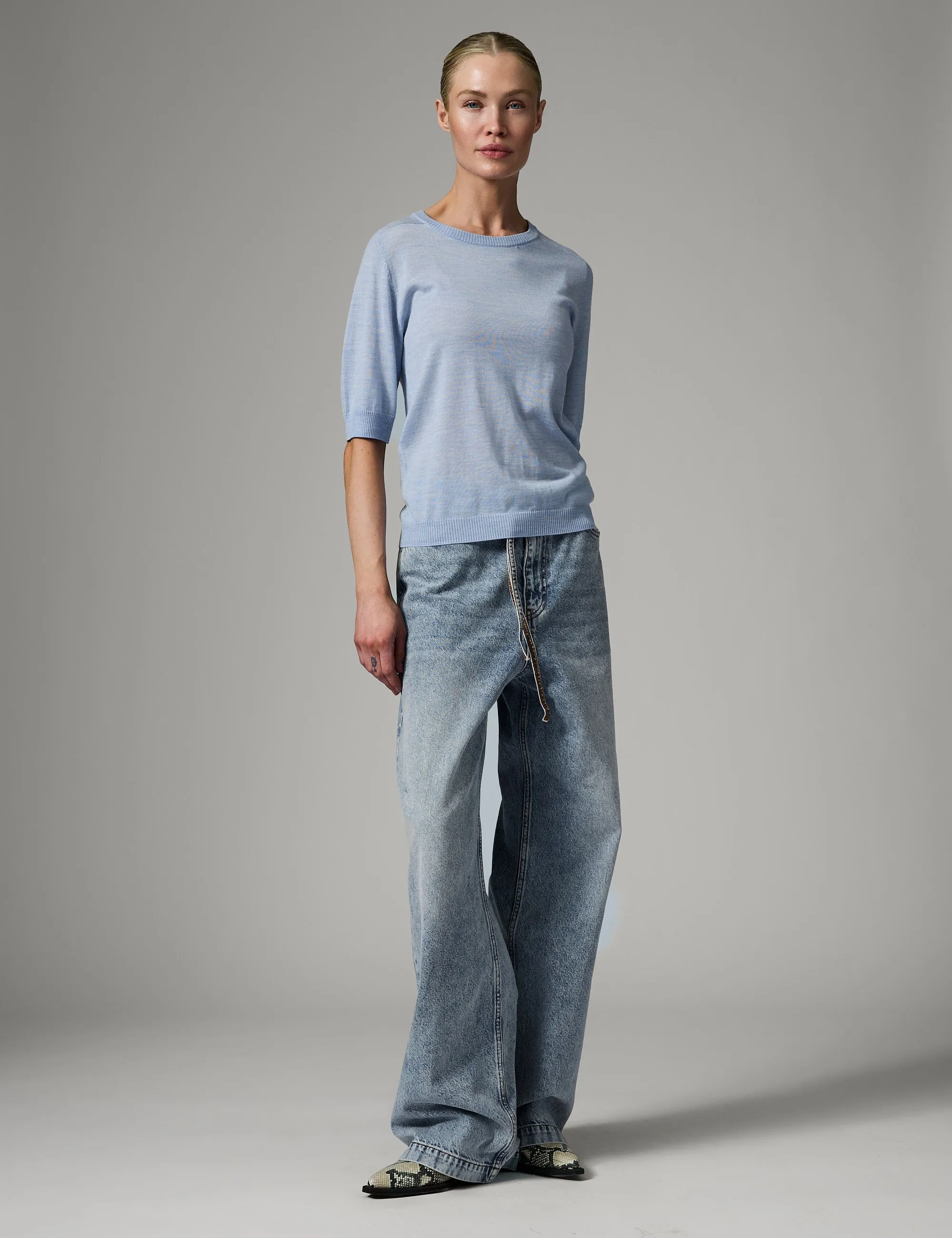 Carolina - Daily Elements - Pullover - LIGHT BLUE MELANGE sold by DAY Birger et Mikkelsen product image thumbnail 3