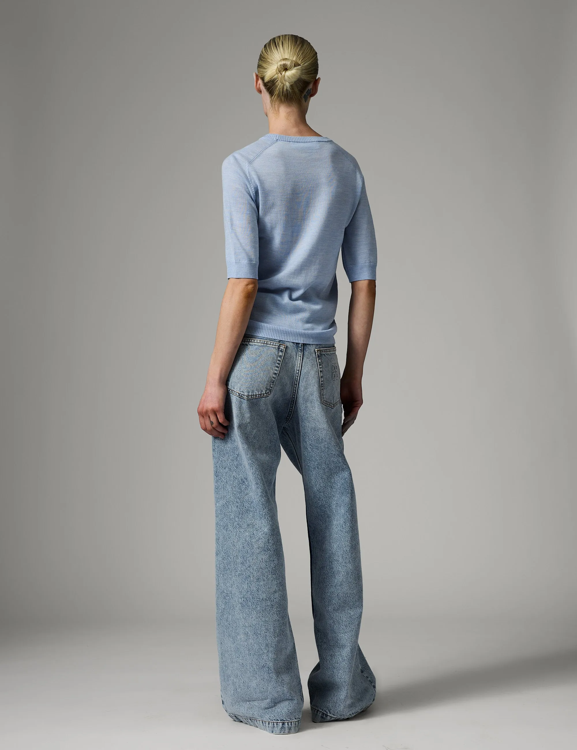 Carolina - Daily Elements - Pullover - LIGHT BLUE MELANGE sold by DAY Birger et Mikkelsen product image thumbnail 4
