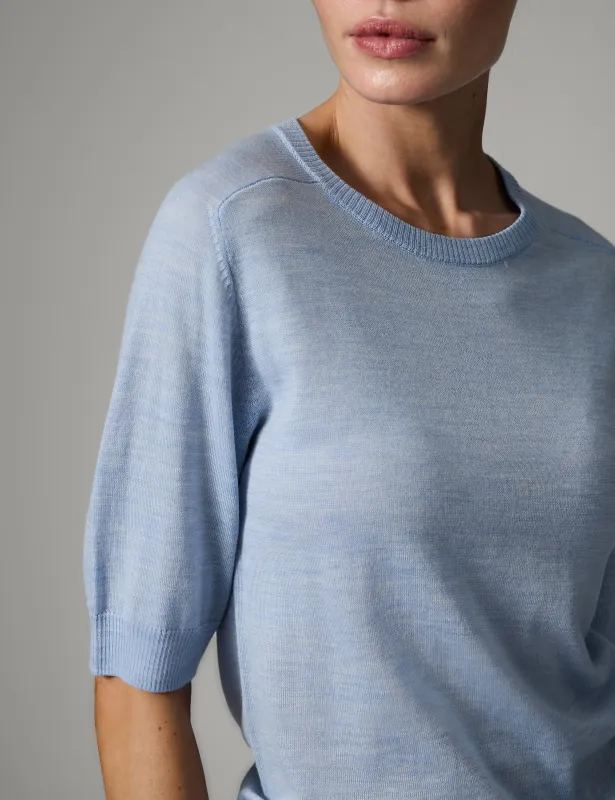 Carolina - Daily Elements - Pullover - LIGHT BLUE MELANGE made by DAY Birger et Mikkelsen