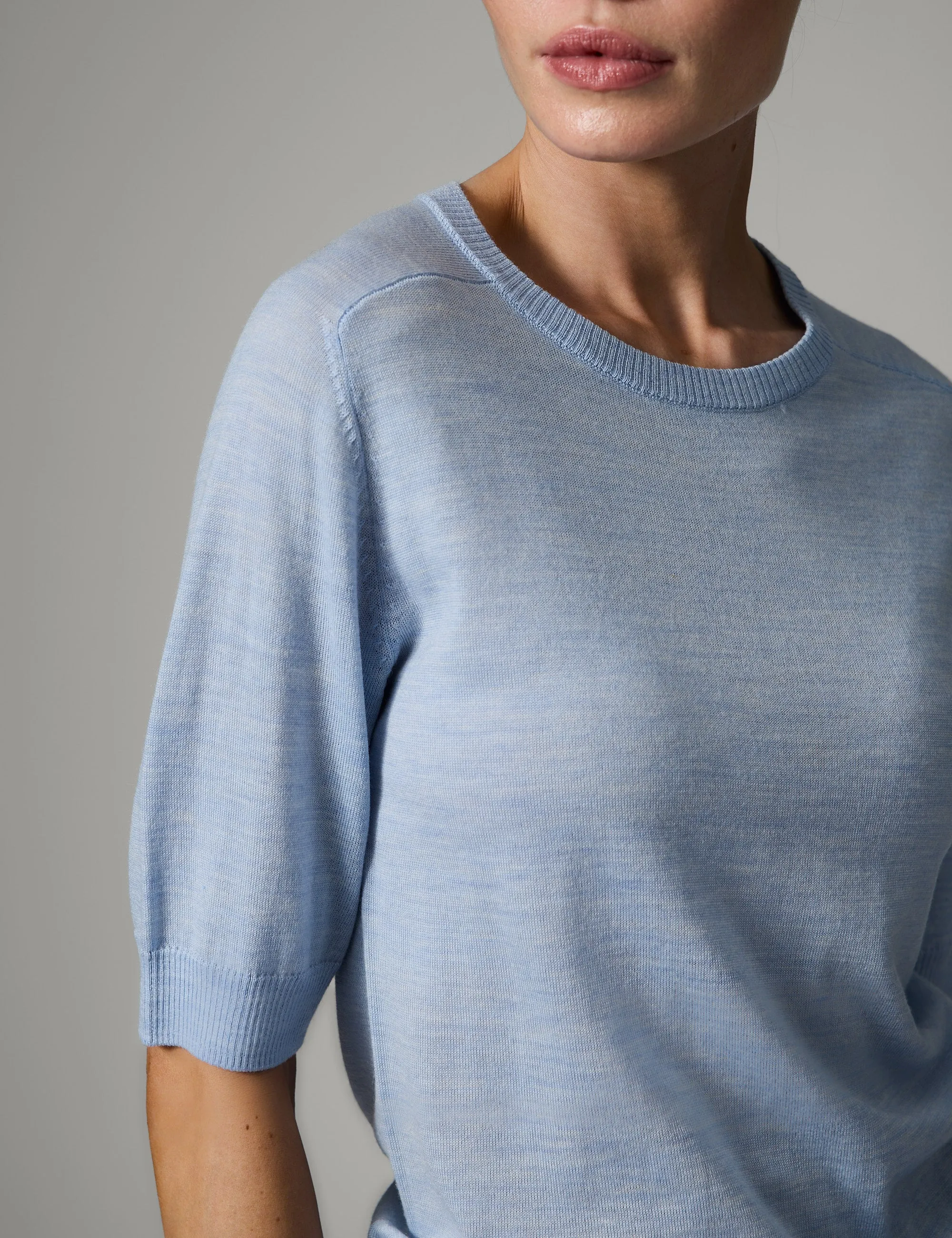 Carolina - Daily Elements - Pullover - LIGHT BLUE MELANGE sold by DAY Birger et Mikkelsen