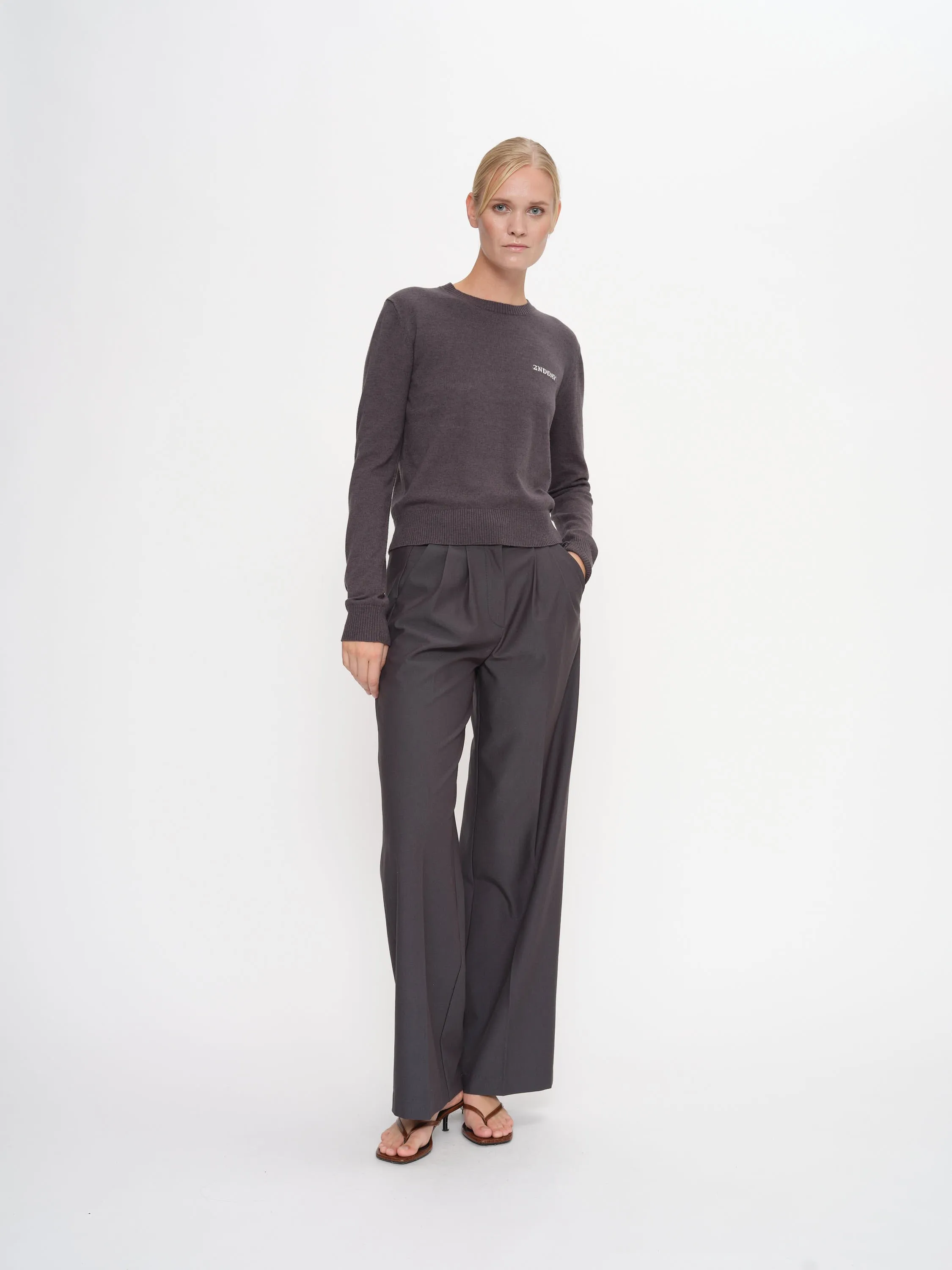 2ND Lance - Soft Wool Blend - Gray Pinstripe sold by DAY Birger et Mikkelsen product image thumbnail 2