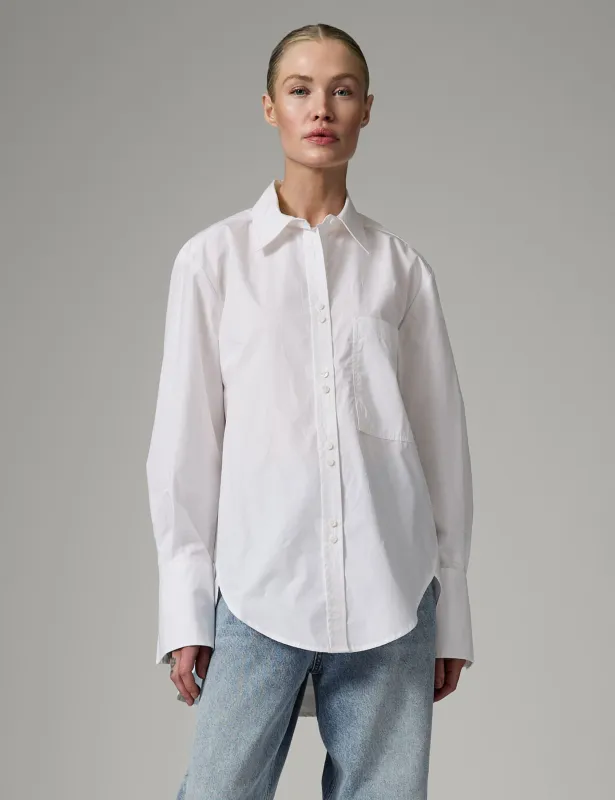 Stella Pocket- Poplina - Shirt - Bright White made by DAY Birger et Mikkelsen
