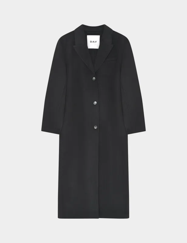 Gloria - Double Faced Wool - Coat - Black made by DAY Birger et Mikkelsen