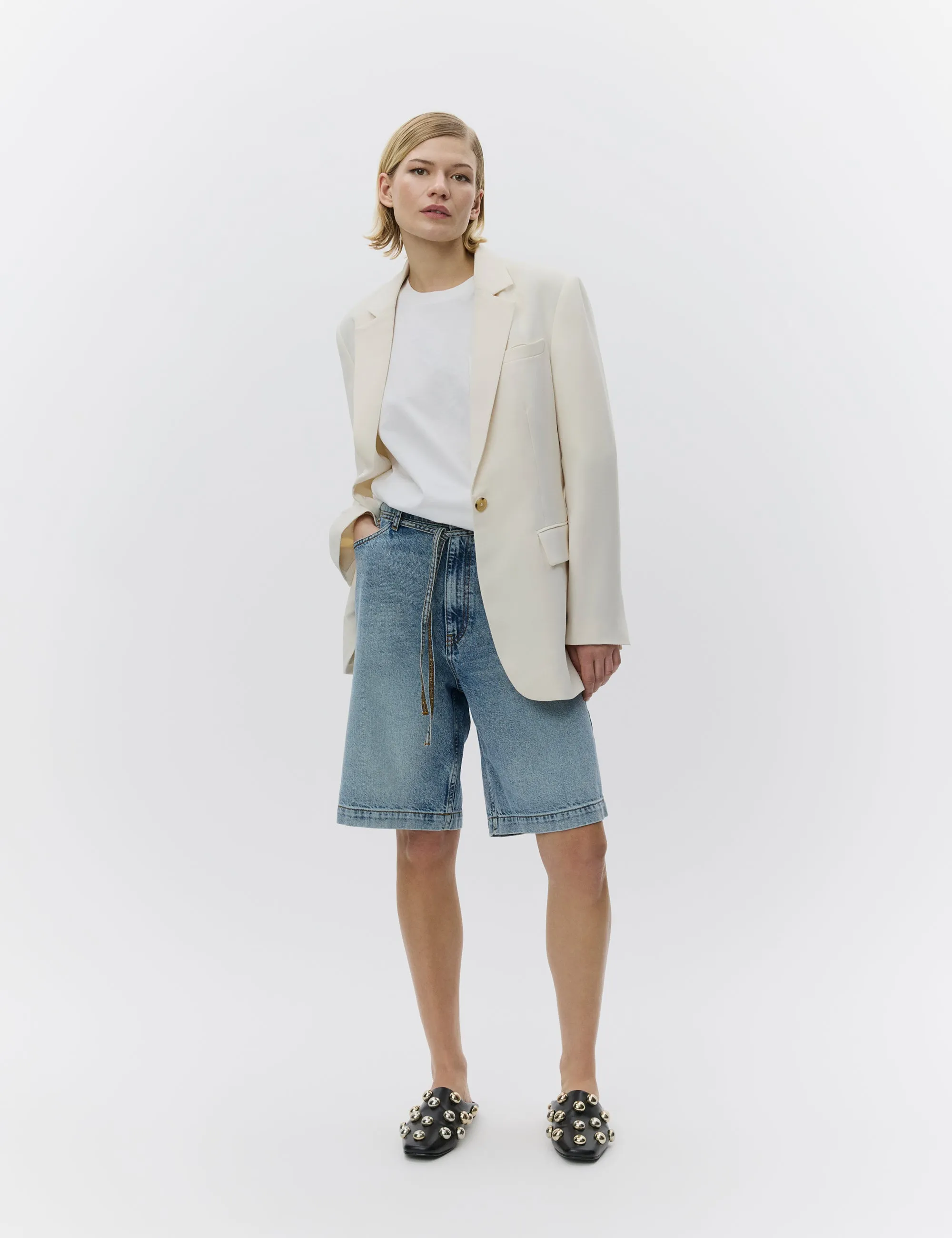 Elijah Shorts – Blue Soft Denim - Shorts - Light Blue sold by DAY Birger et Mikkelsen product image thumbnail 4