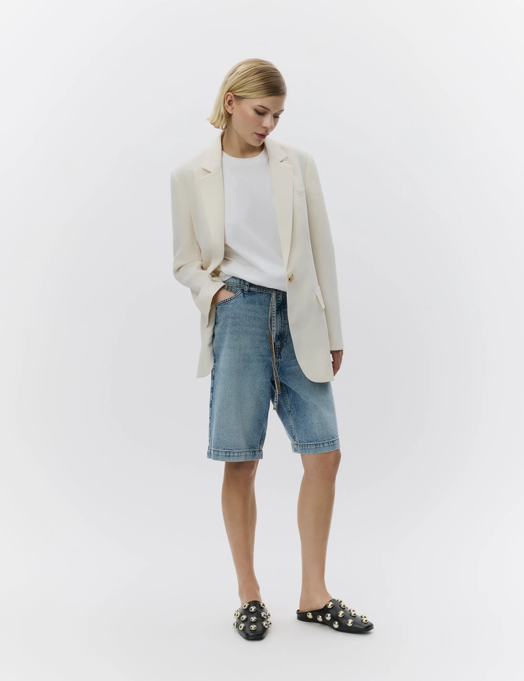 Elijah Shorts – Blue Soft Denim - Shorts - Light Blue sold by DAY Birger et Mikkelsen product image thumbnail 2